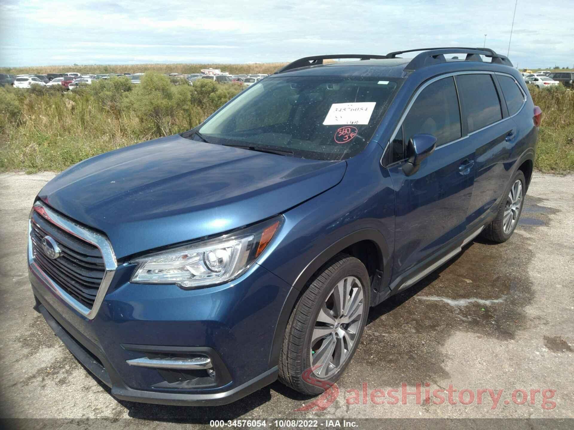 4S4WMAPDXK3450636 2019 SUBARU ASCENT