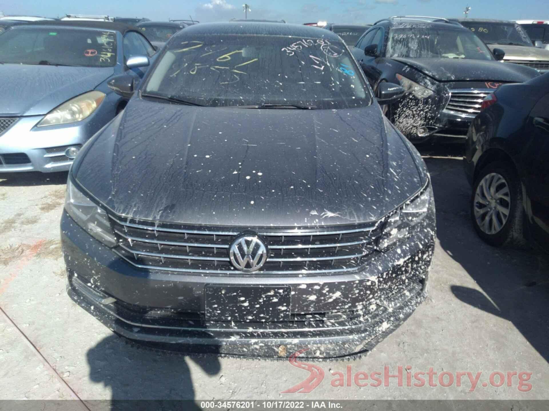 1VWAA7A33JC014555 2018 VOLKSWAGEN PASSAT