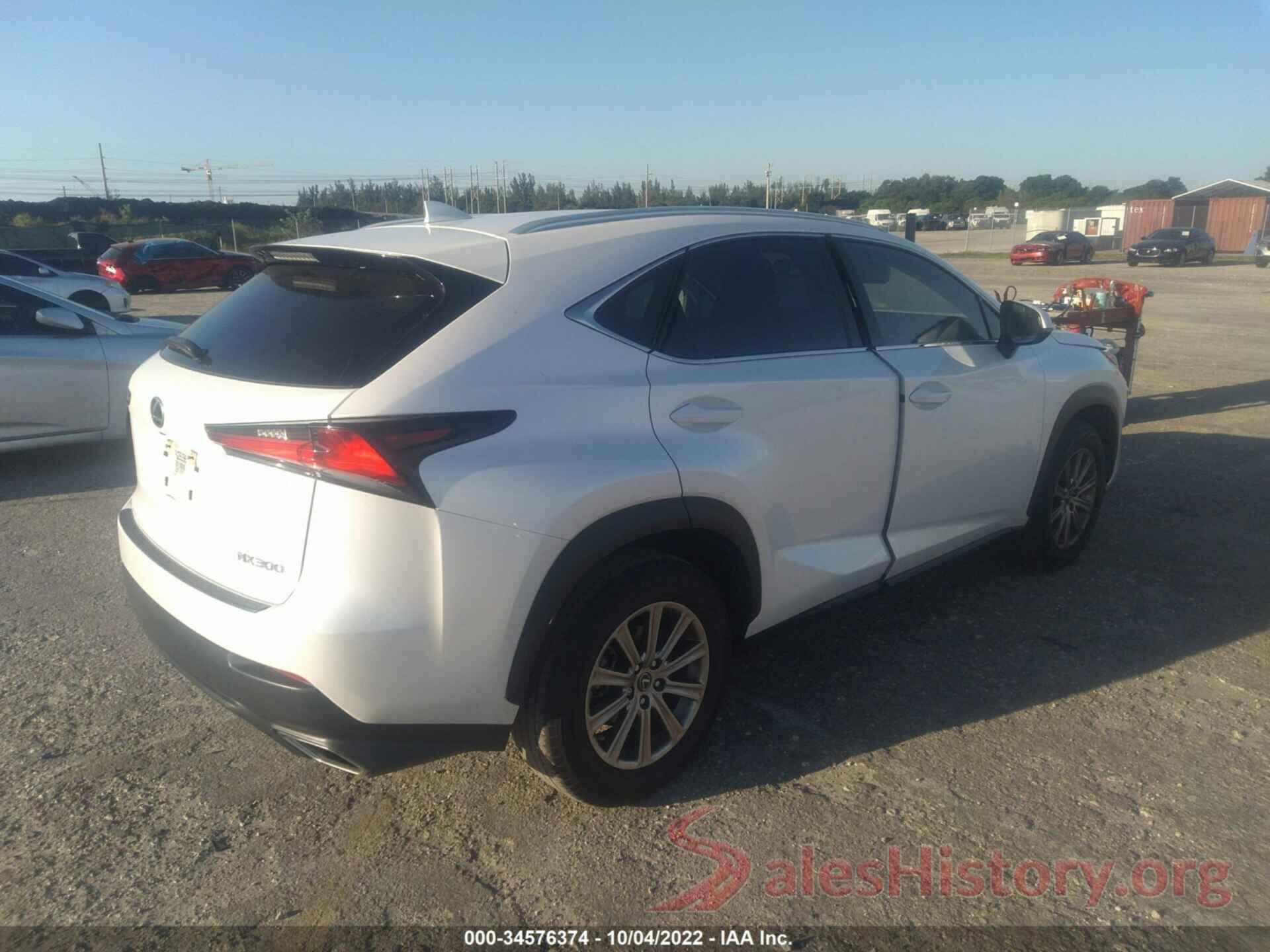 JTJAARBZ1L5019422 2020 LEXUS NX