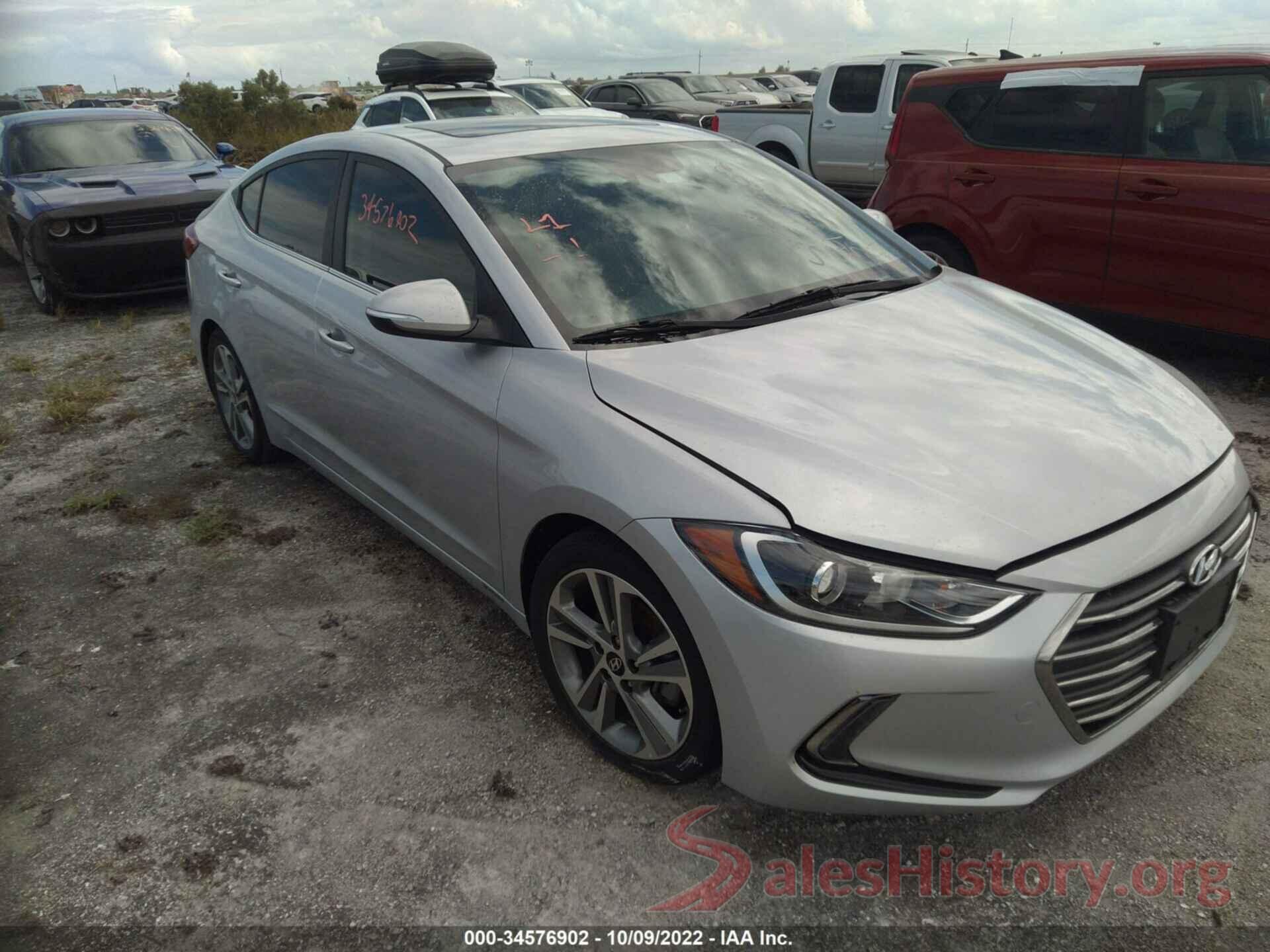 KMHD84LF4JU591649 2018 HYUNDAI ELANTRA