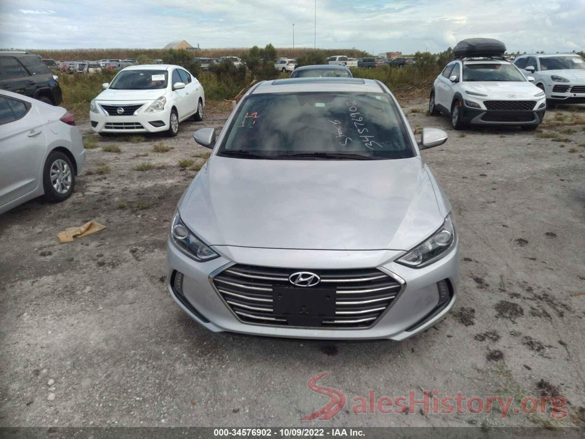 KMHD84LF4JU591649 2018 HYUNDAI ELANTRA