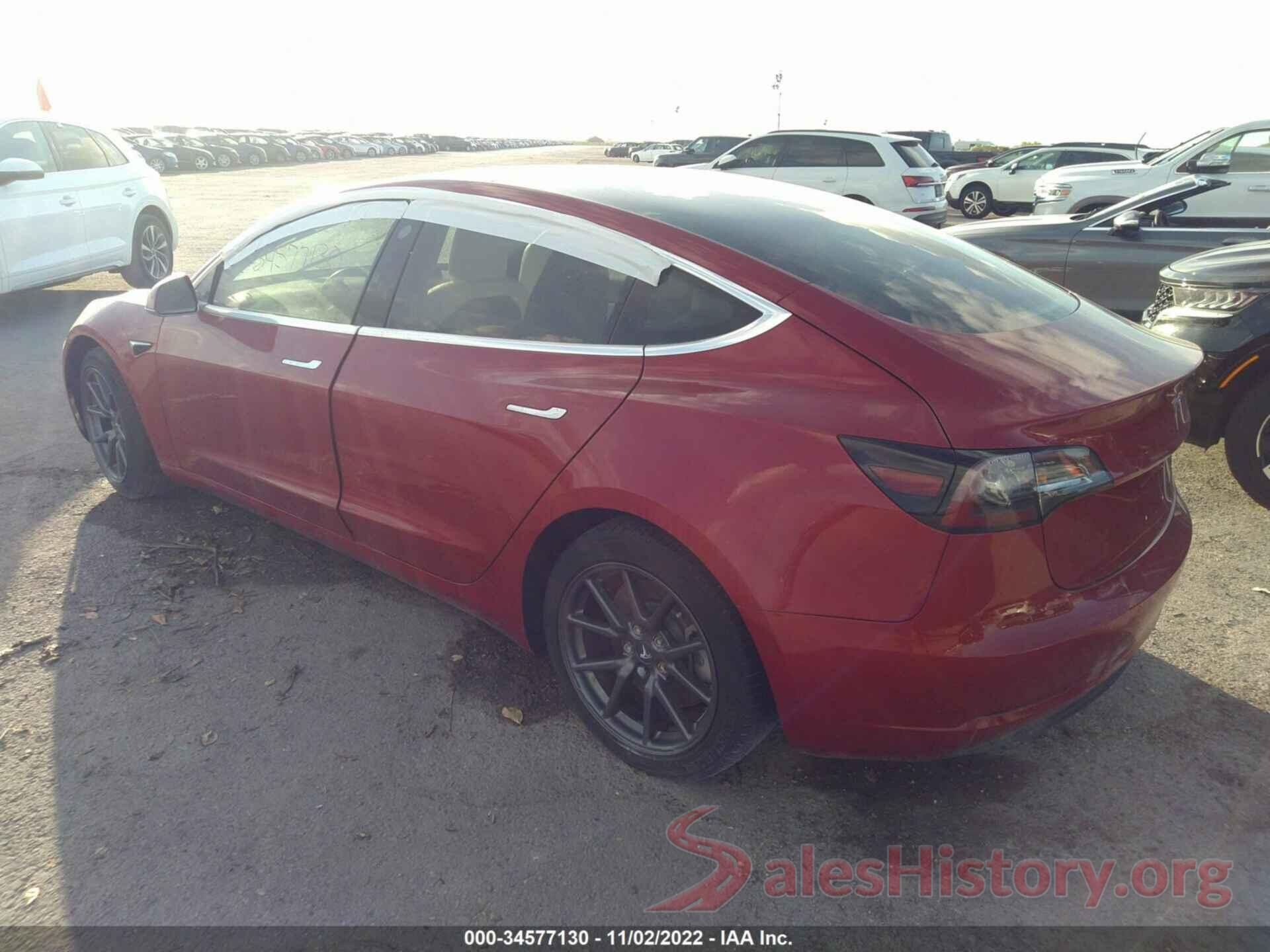 5YJ3E1EBXJF096396 2018 TESLA MODEL 3