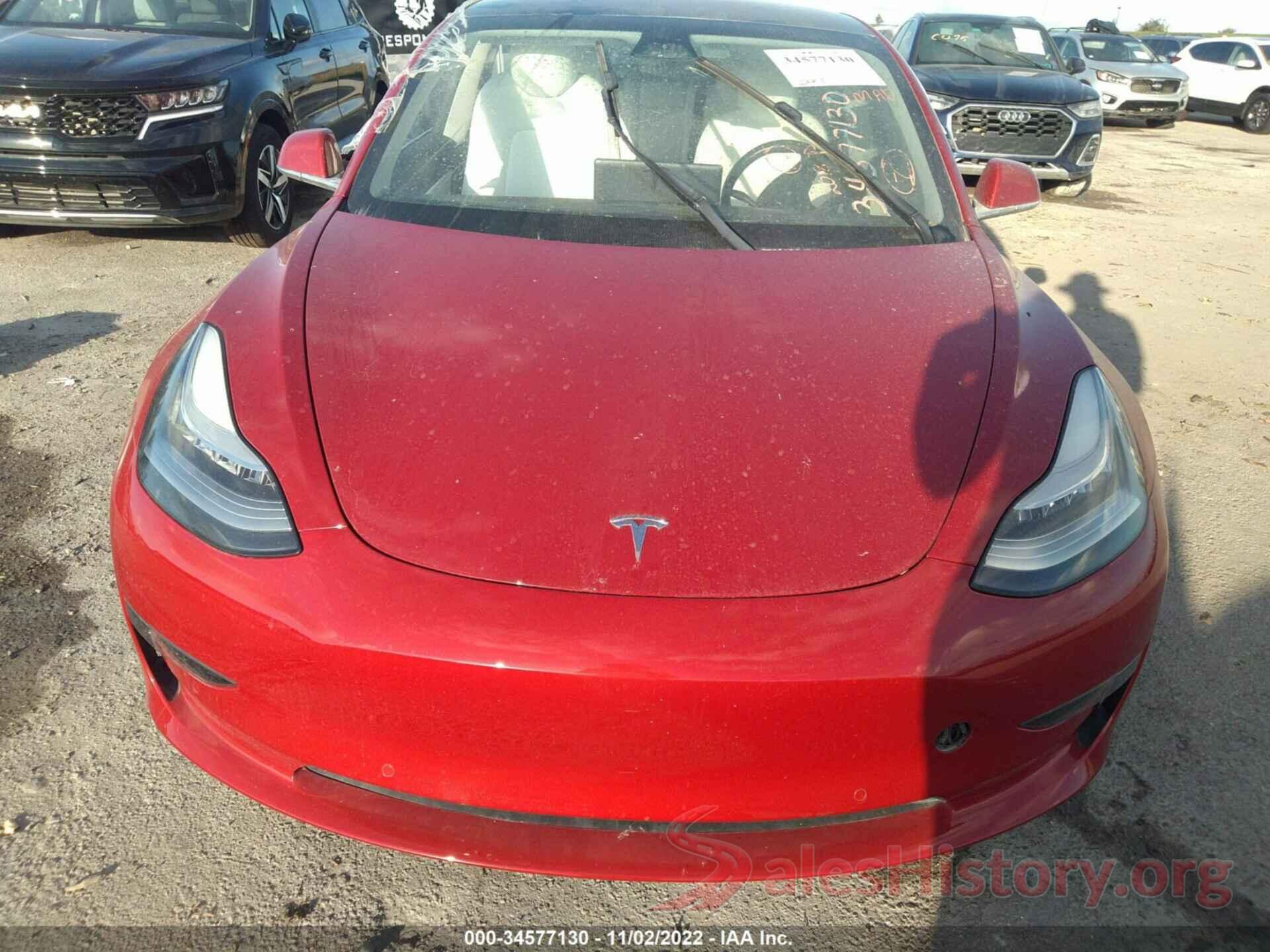 5YJ3E1EBXJF096396 2018 TESLA MODEL 3