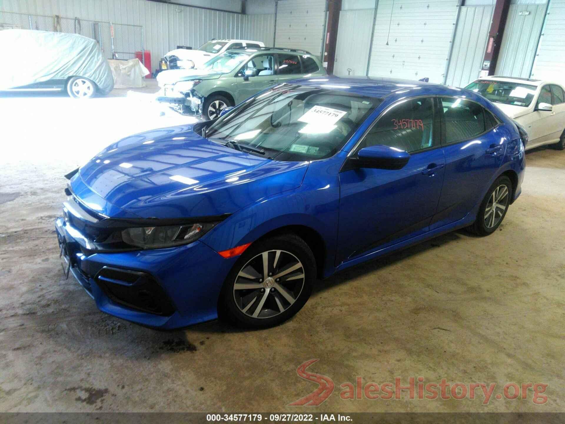 SHHFK7H33LU204579 2020 HONDA CIVIC HATCHBACK