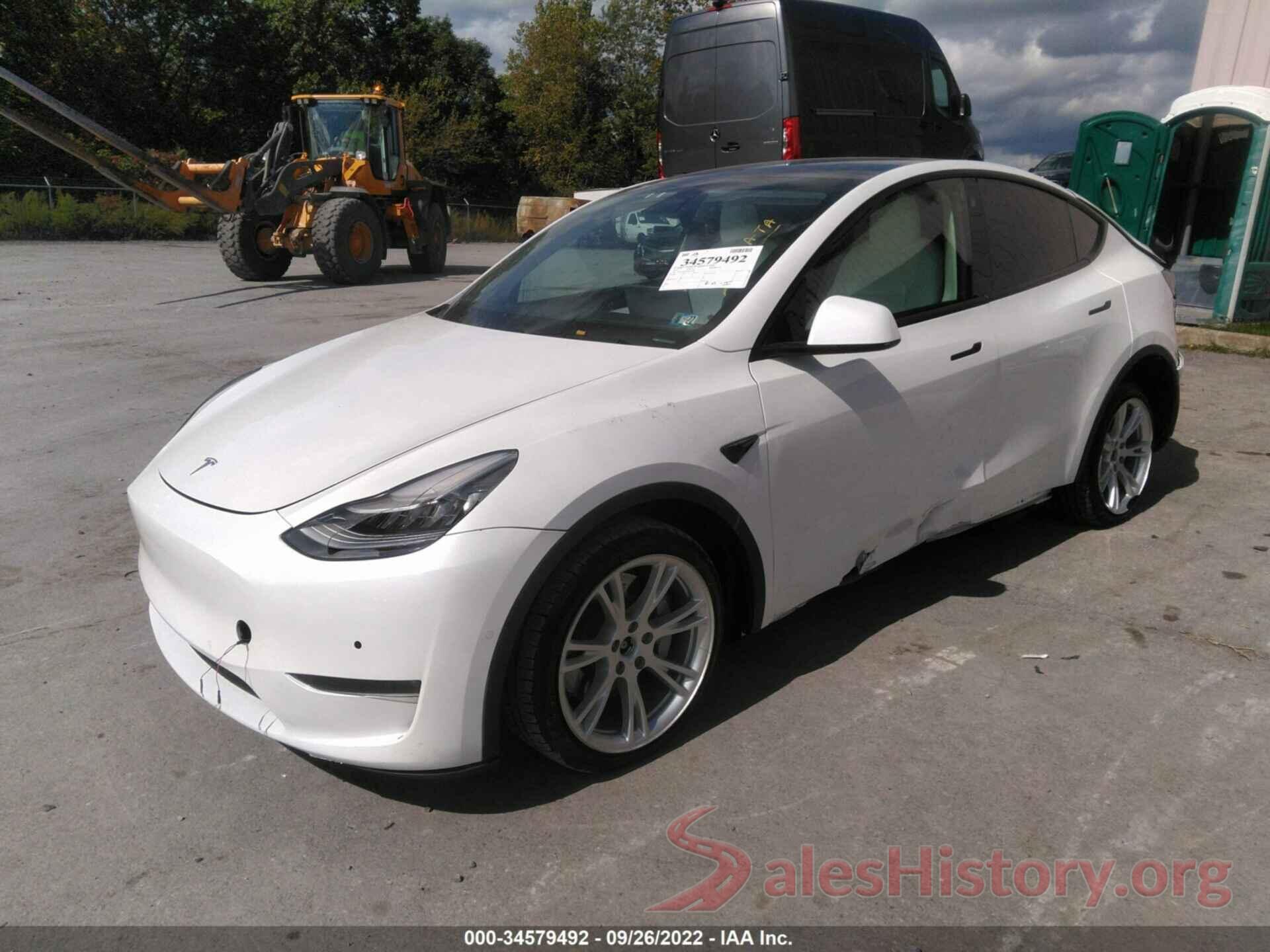 5YJYGDEE2MF083092 2021 TESLA MODEL Y