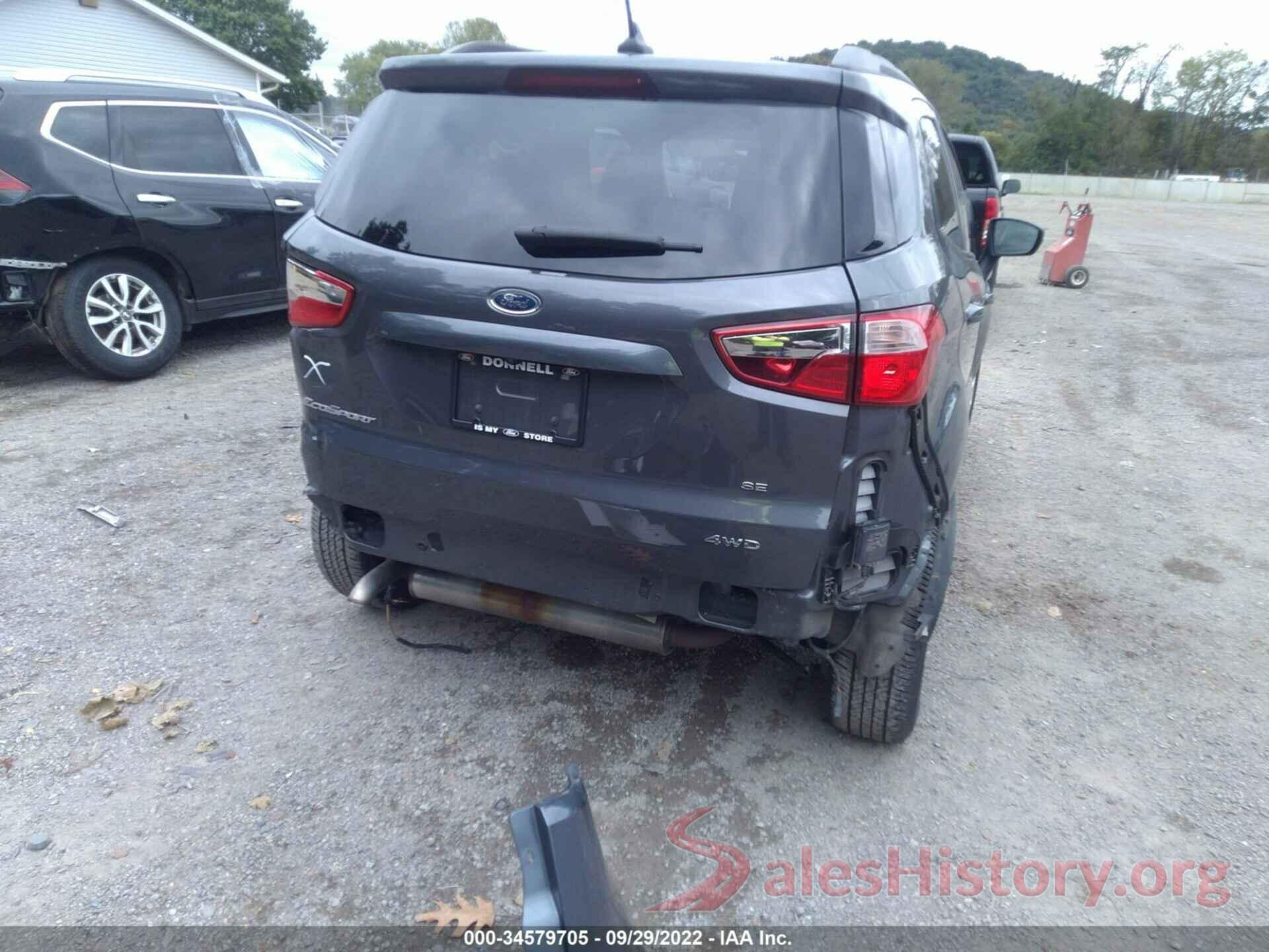 MAJ6S3GL6KC292914 2019 FORD ECOSPORT