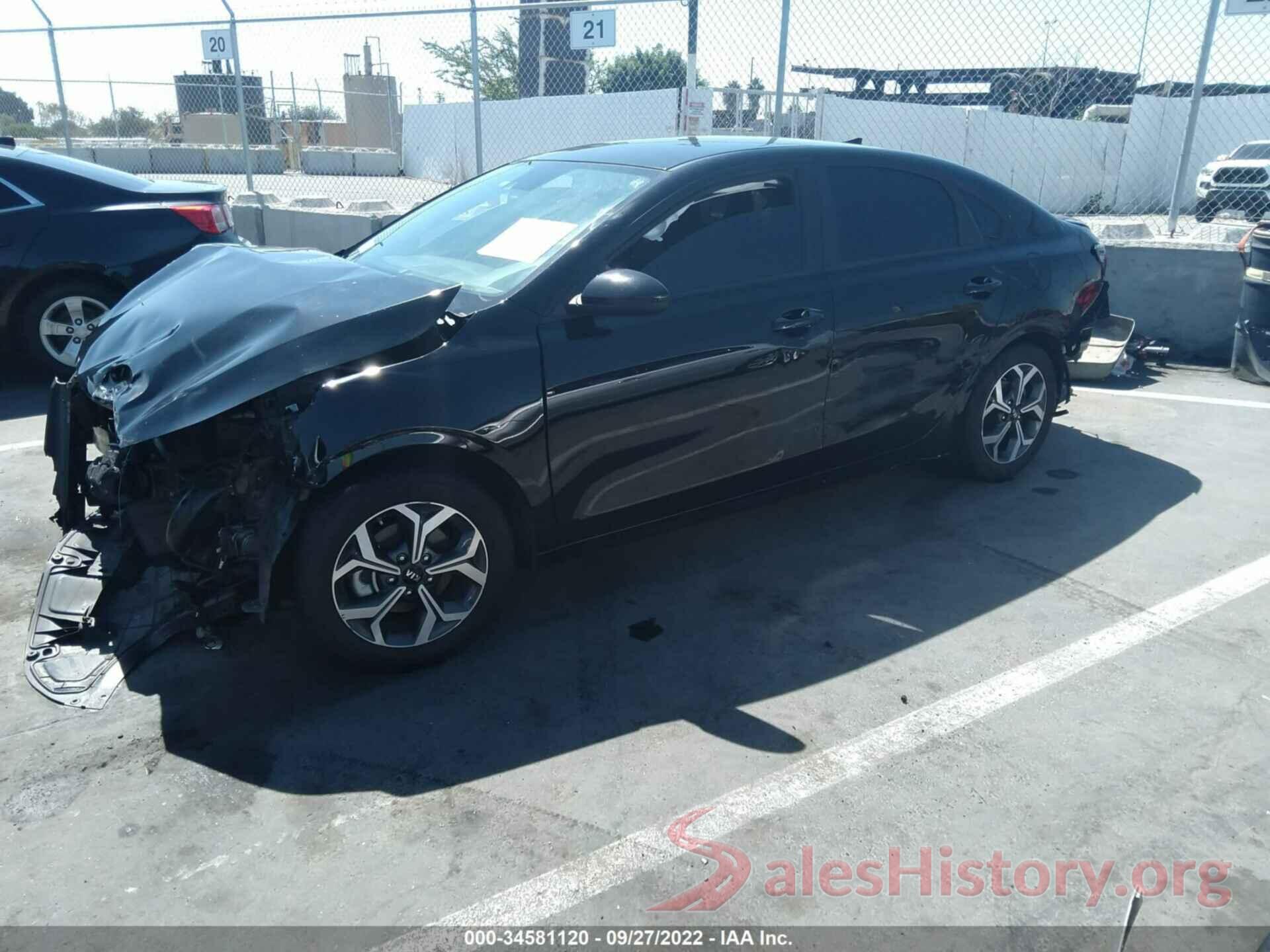 3KPF24AD8KE118594 2019 KIA FORTE