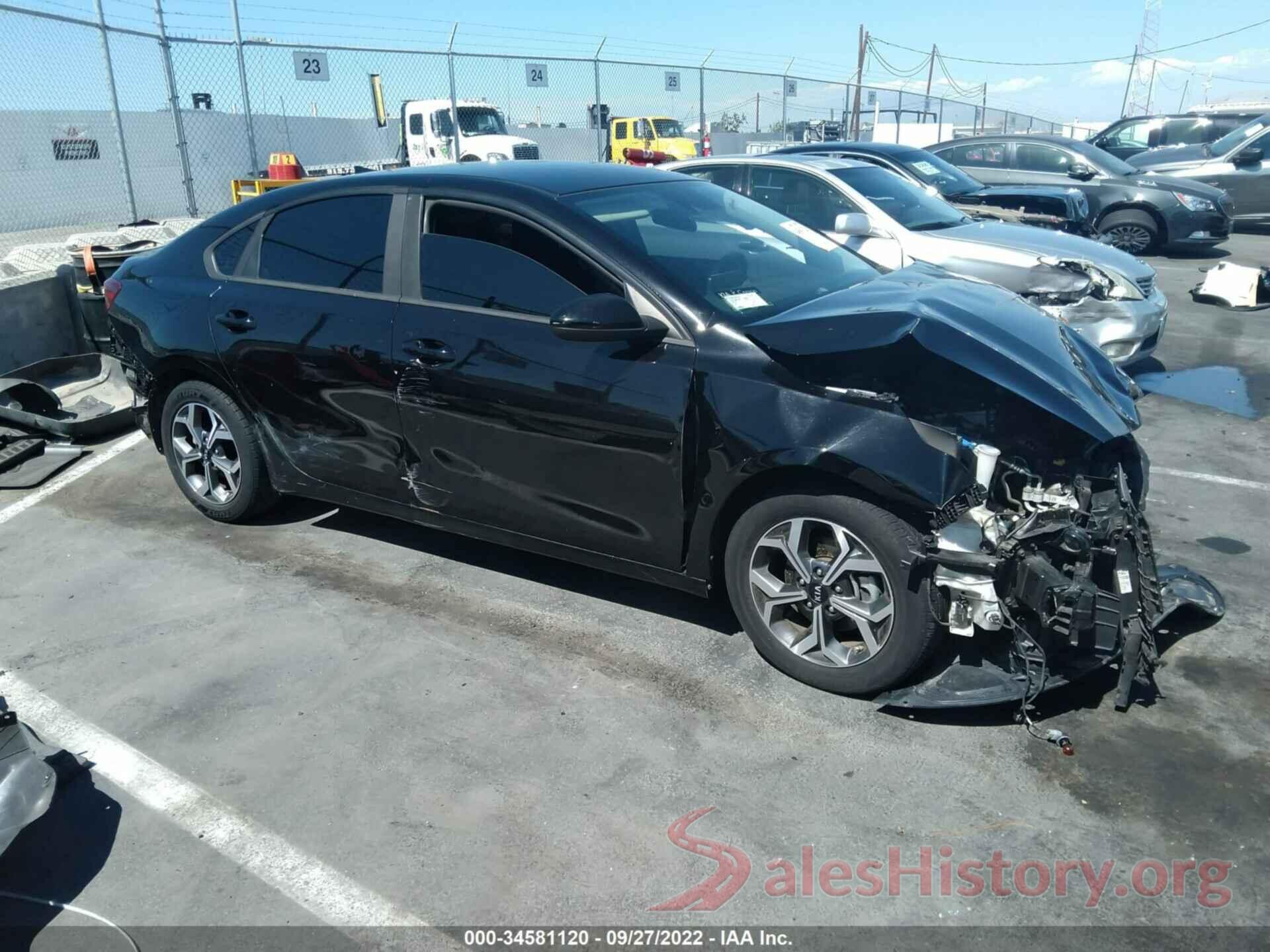 3KPF24AD8KE118594 2019 KIA FORTE