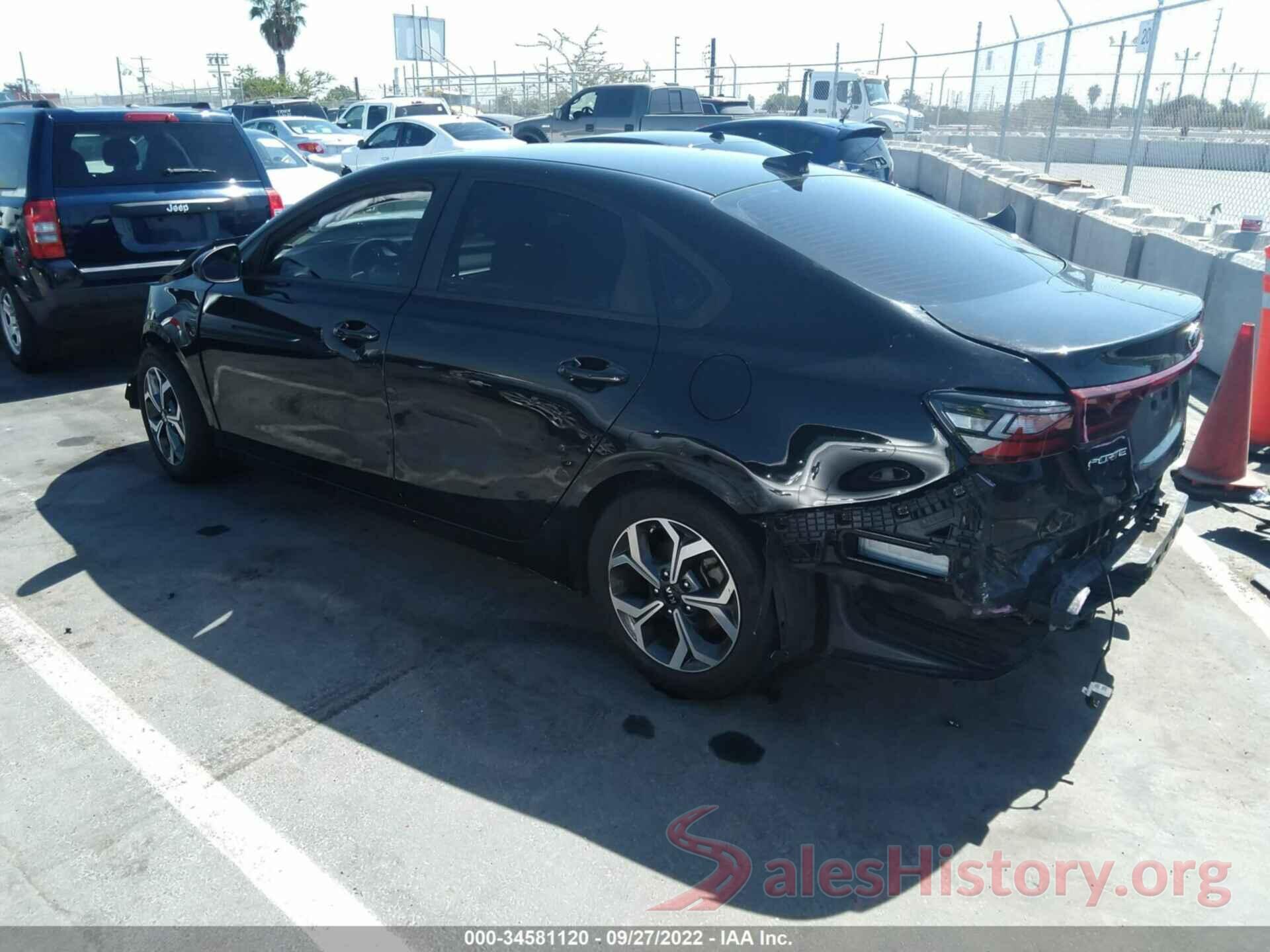 3KPF24AD8KE118594 2019 KIA FORTE