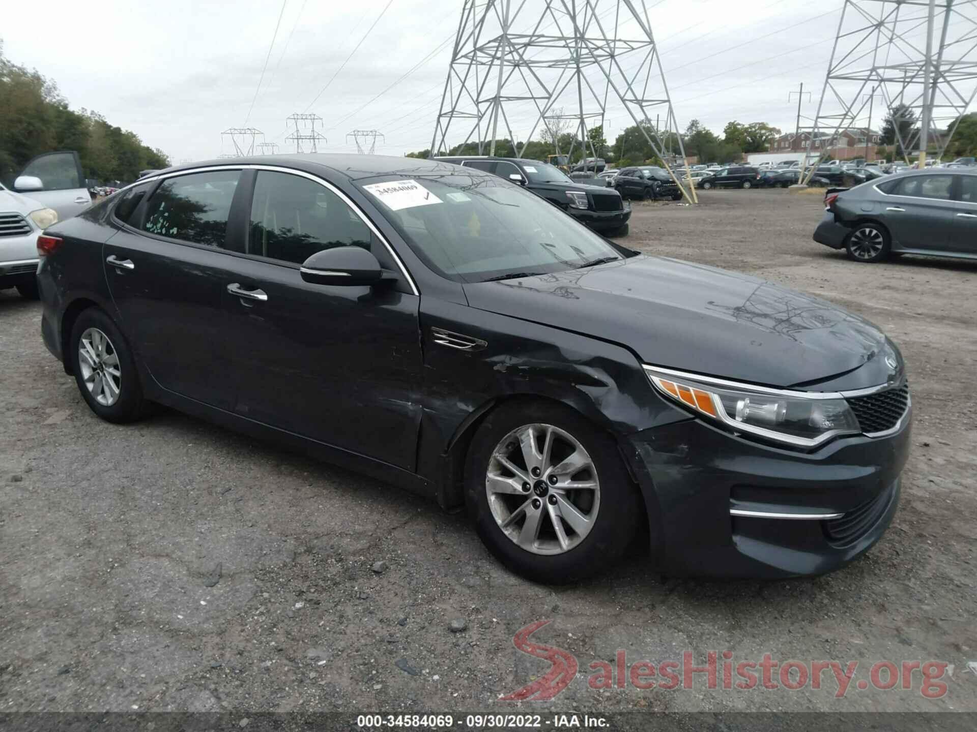 KNAGT4L33J5234895 2018 KIA OPTIMA