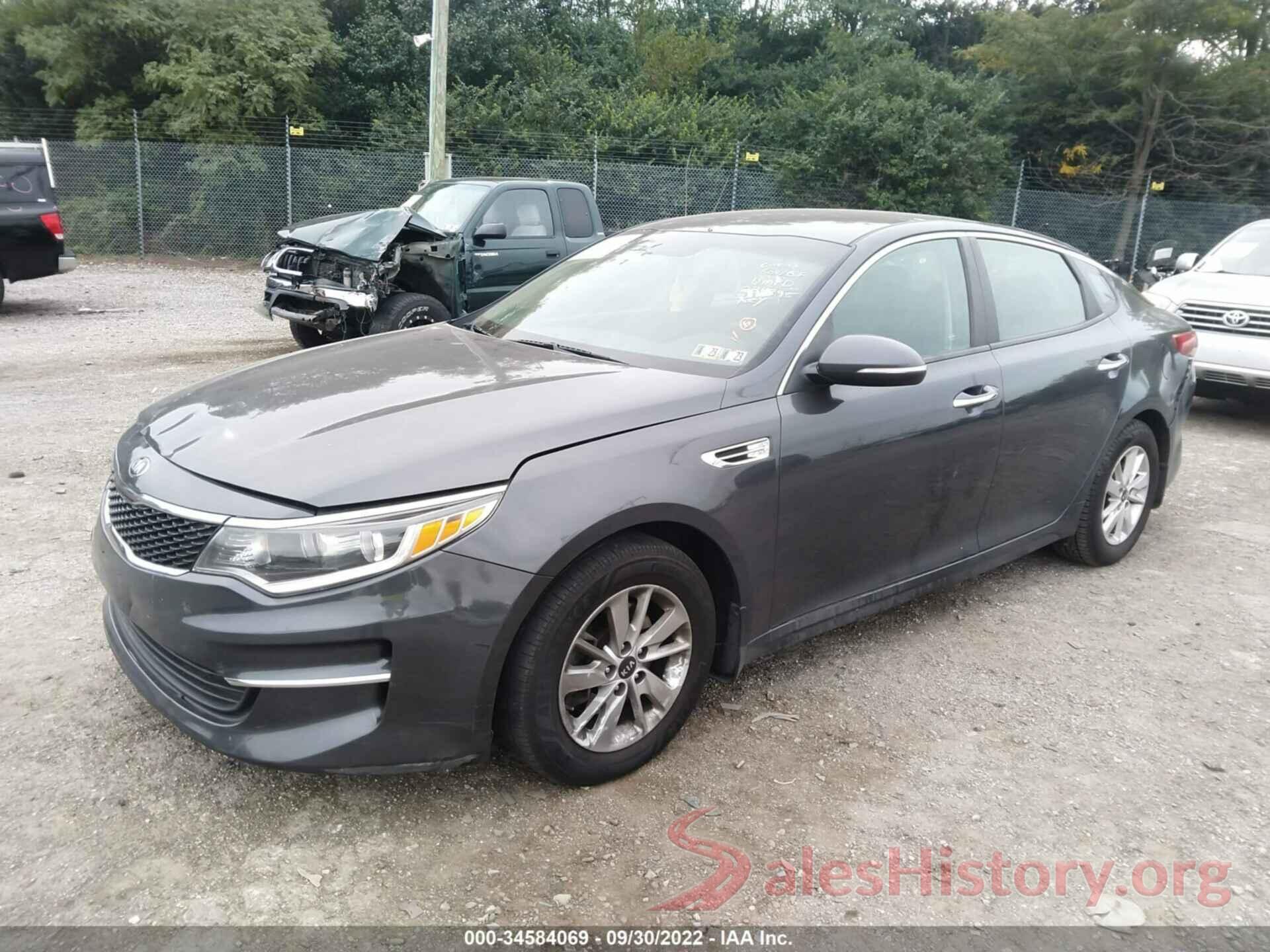 KNAGT4L33J5234895 2018 KIA OPTIMA