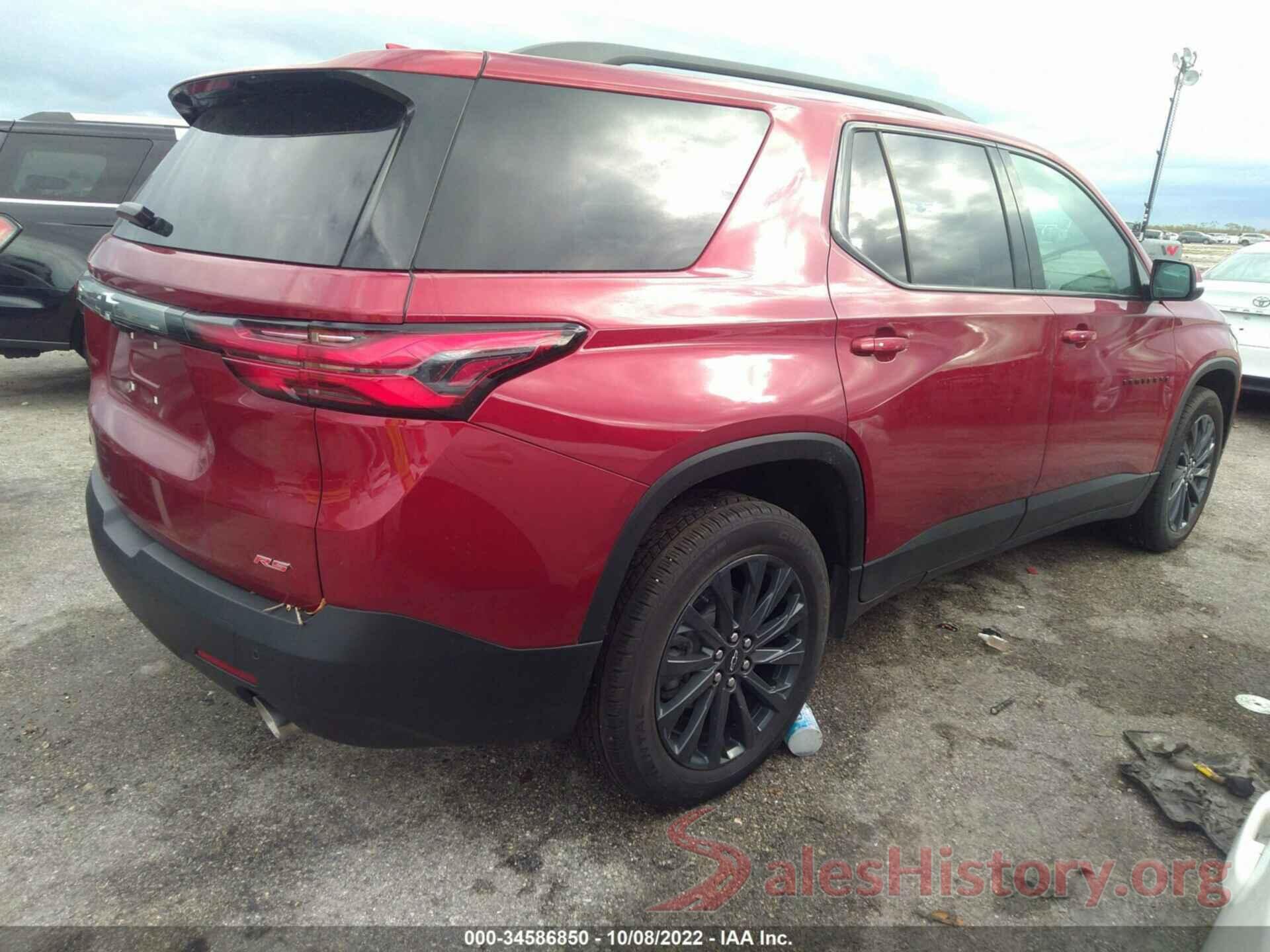 1GNERJKW4NJ110450 2022 CHEVROLET TRAVERSE