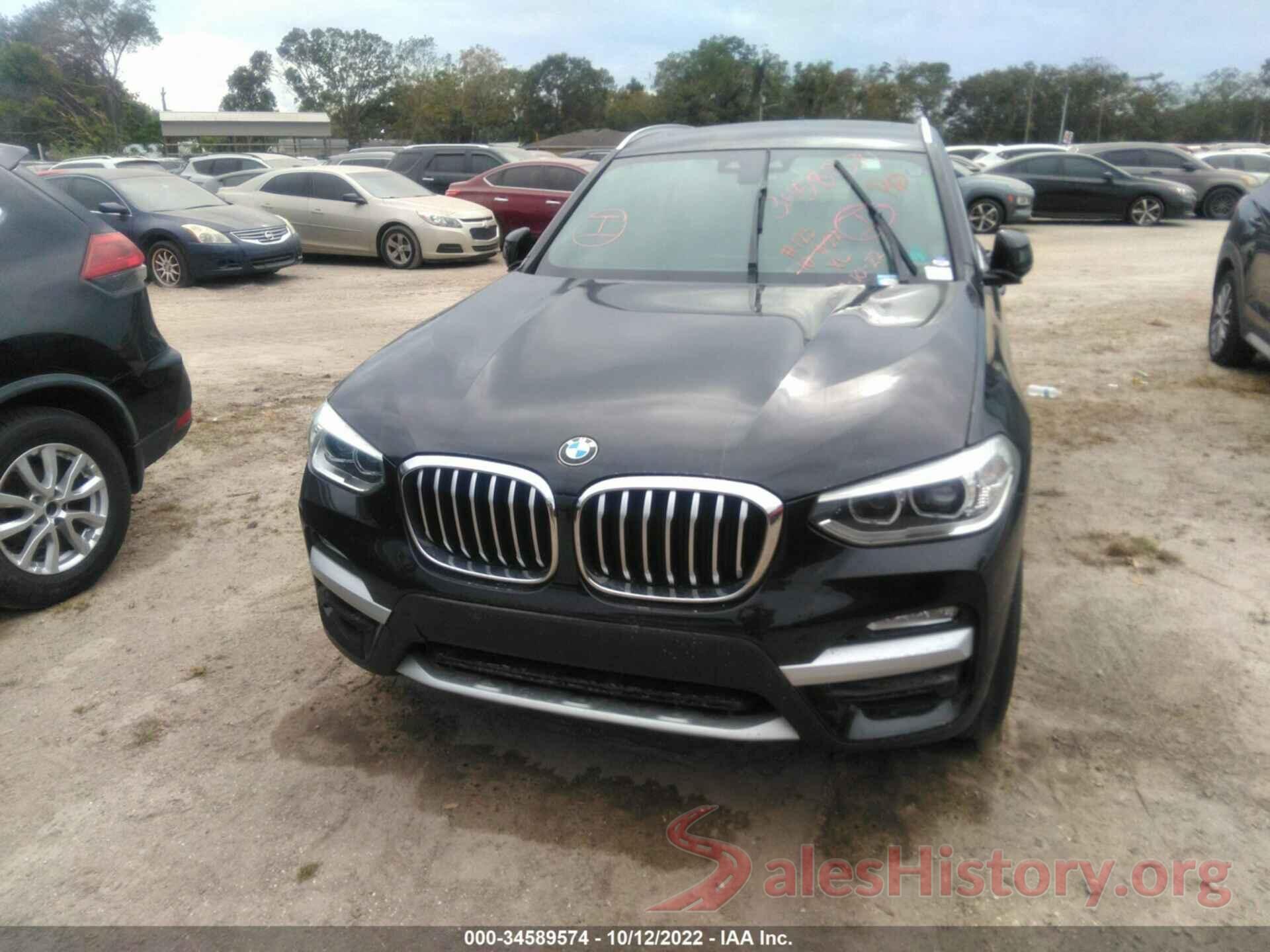 5UXTR7C54KLF24581 2019 BMW X3