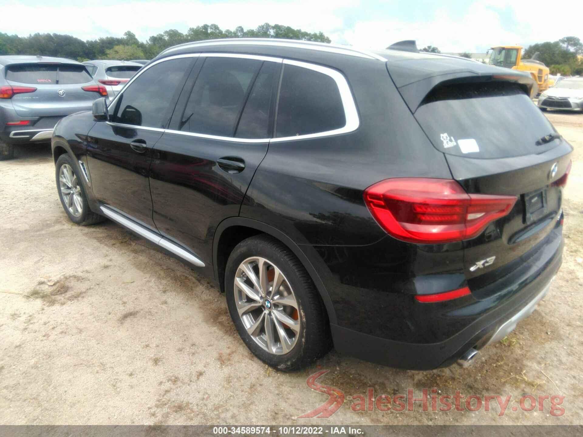 5UXTR7C54KLF24581 2019 BMW X3