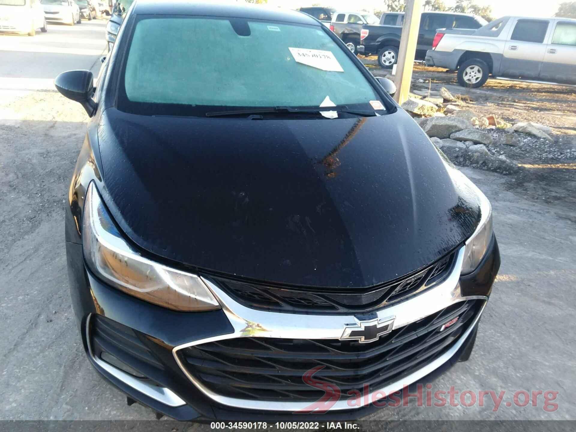 3G1BE6SM6KS581344 2019 CHEVROLET CRUZE