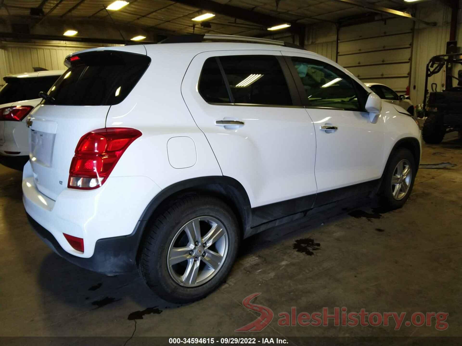 KL7CJLSB7KB845944 2019 CHEVROLET TRAX