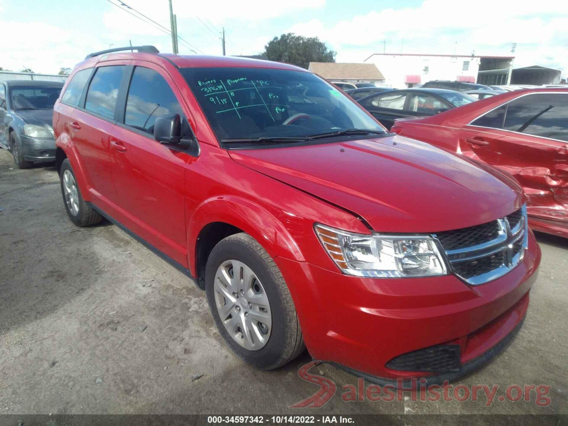 3C4PDCAB3LT275308 2020 DODGE JOURNEY