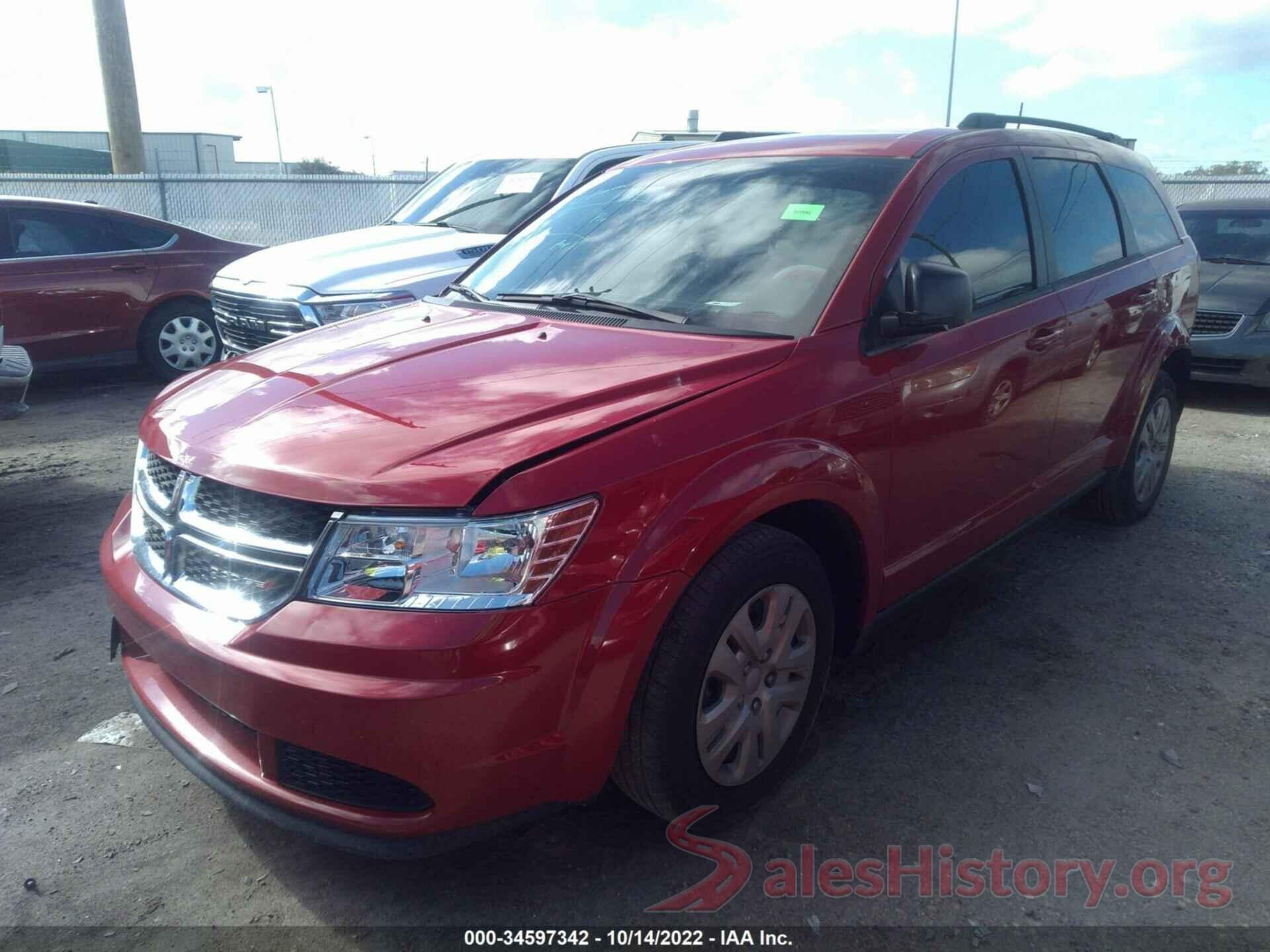 3C4PDCAB3LT275308 2020 DODGE JOURNEY