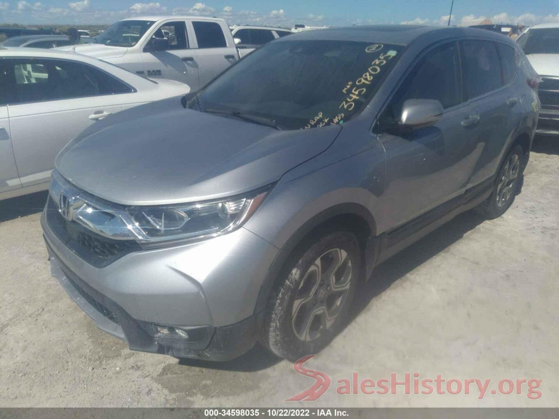 5J6RW1H53KA000724 2019 HONDA CR-V