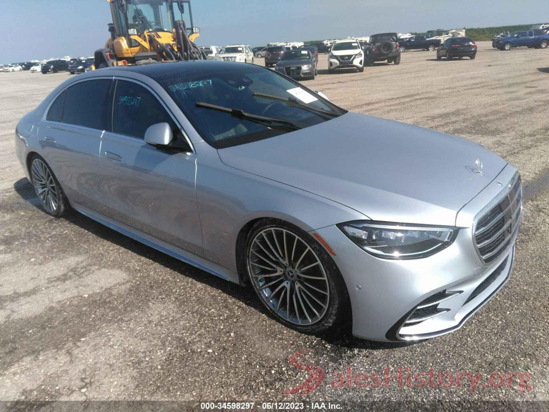 W1K6G7GB6NA079509 2022 MERCEDES-BENZ S-CLASS