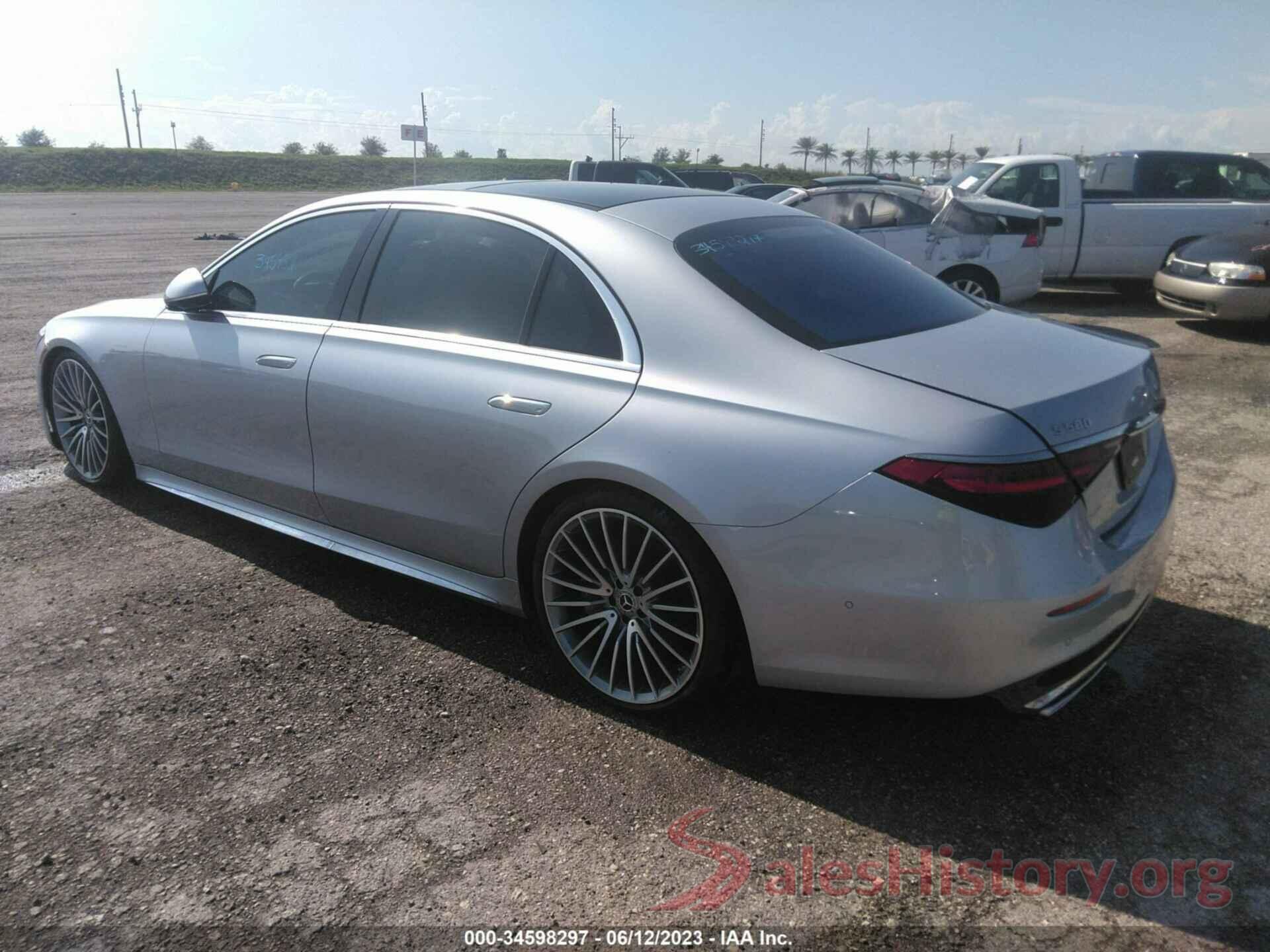 W1K6G7GB6NA079509 2022 MERCEDES-BENZ S-CLASS