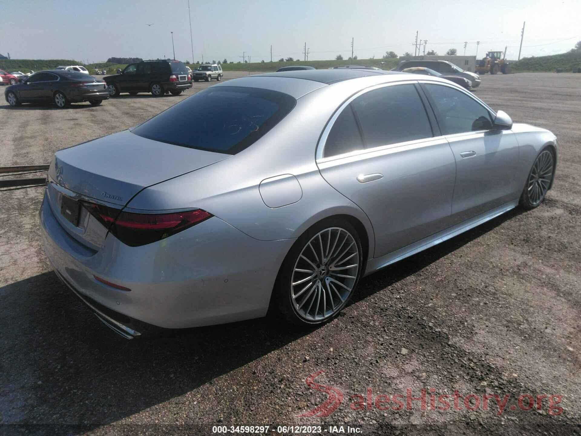 W1K6G7GB6NA079509 2022 MERCEDES-BENZ S-CLASS