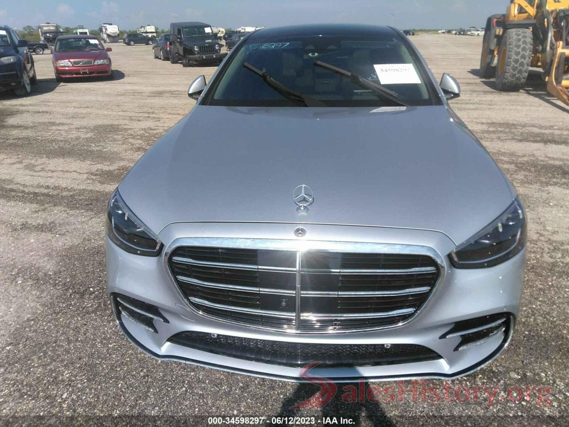 W1K6G7GB6NA079509 2022 MERCEDES-BENZ S-CLASS