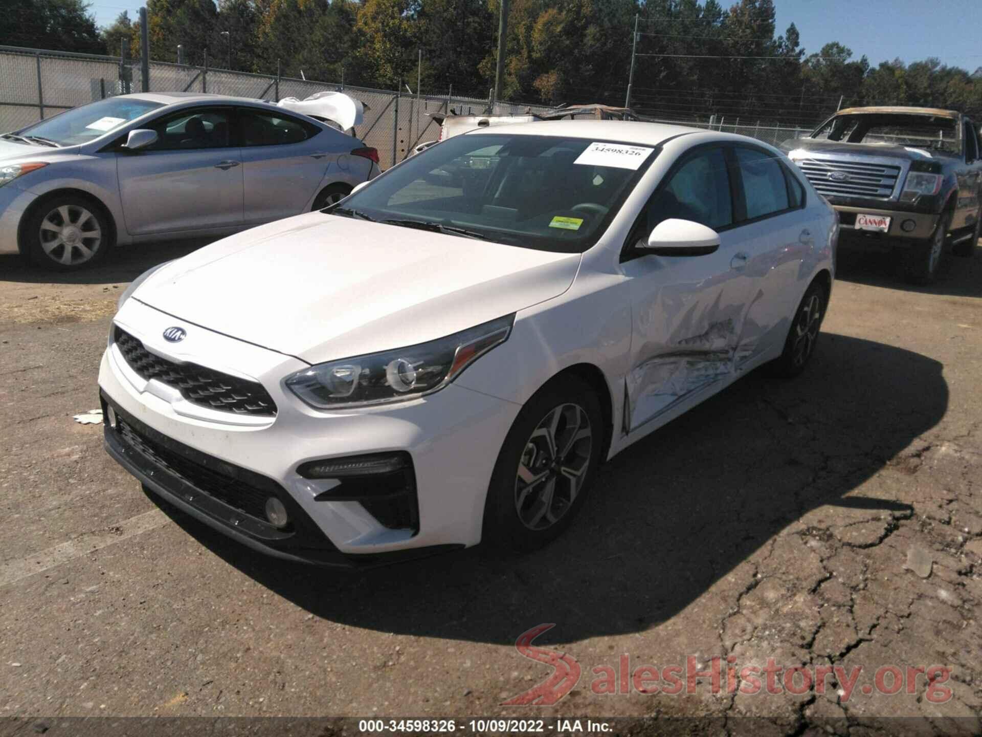 3KPF24AD2KE083101 2019 KIA FORTE