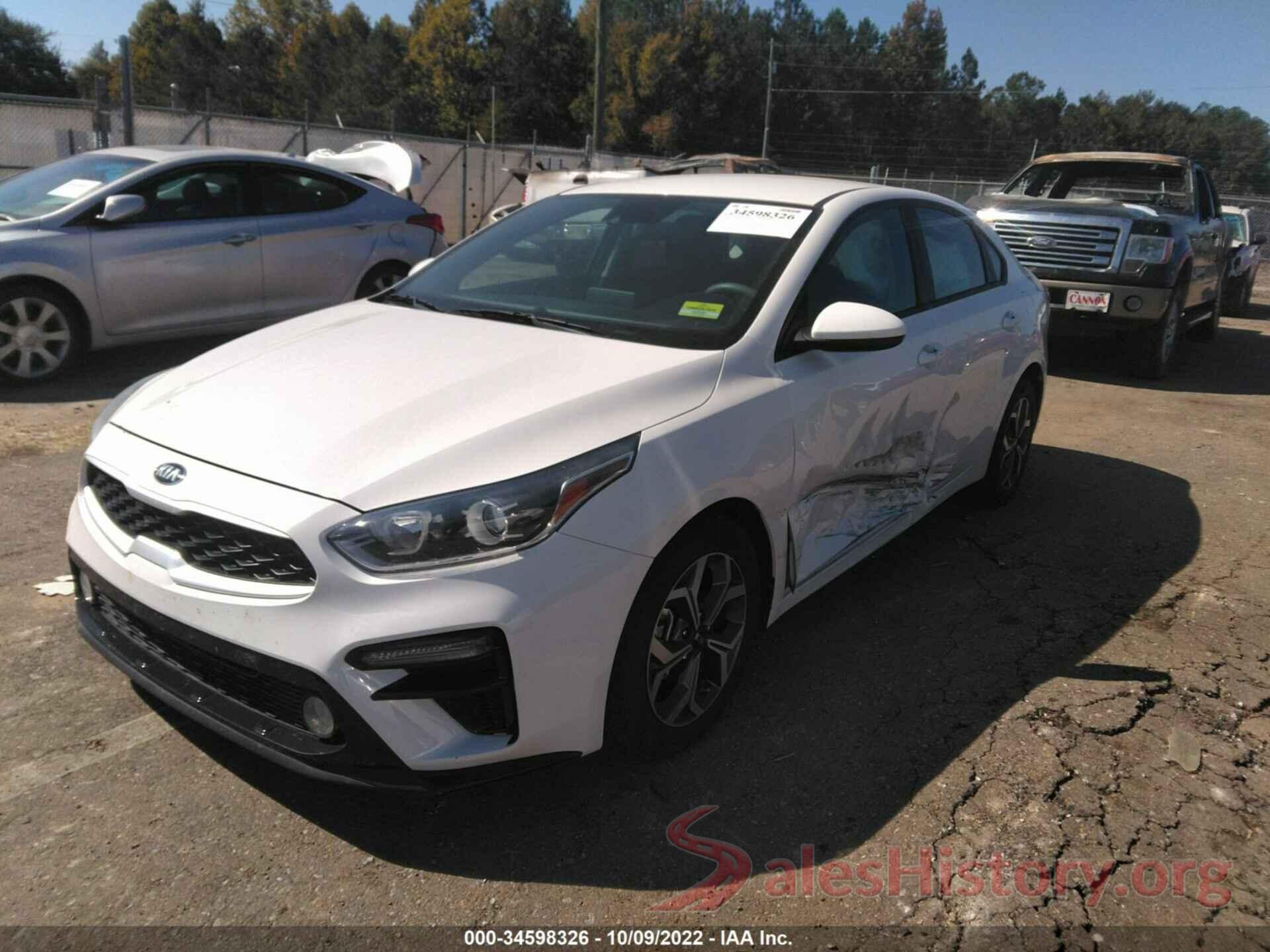 3KPF24AD2KE083101 2019 KIA FORTE