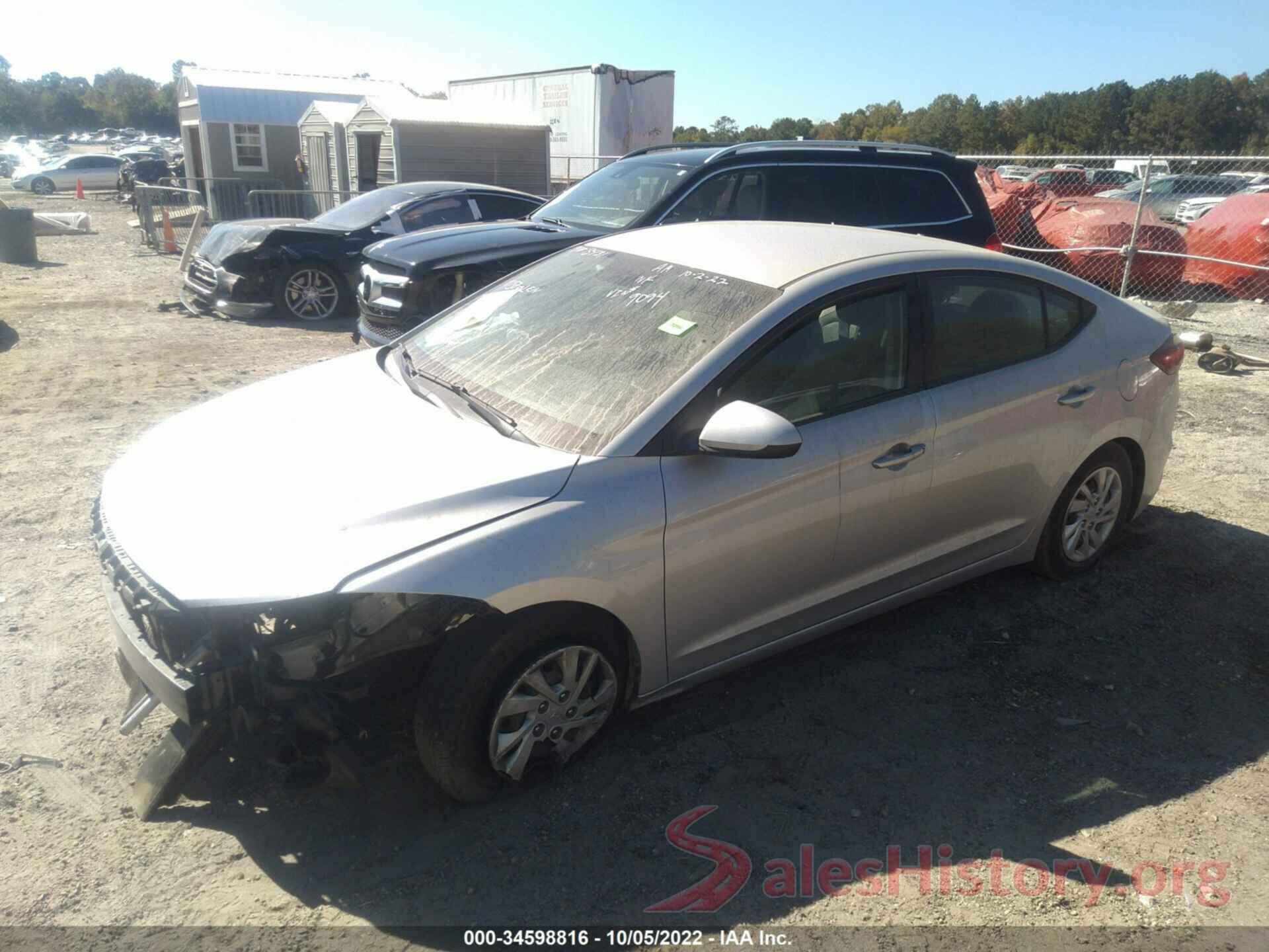 5NPD74LF0HH139094 2017 HYUNDAI ELANTRA