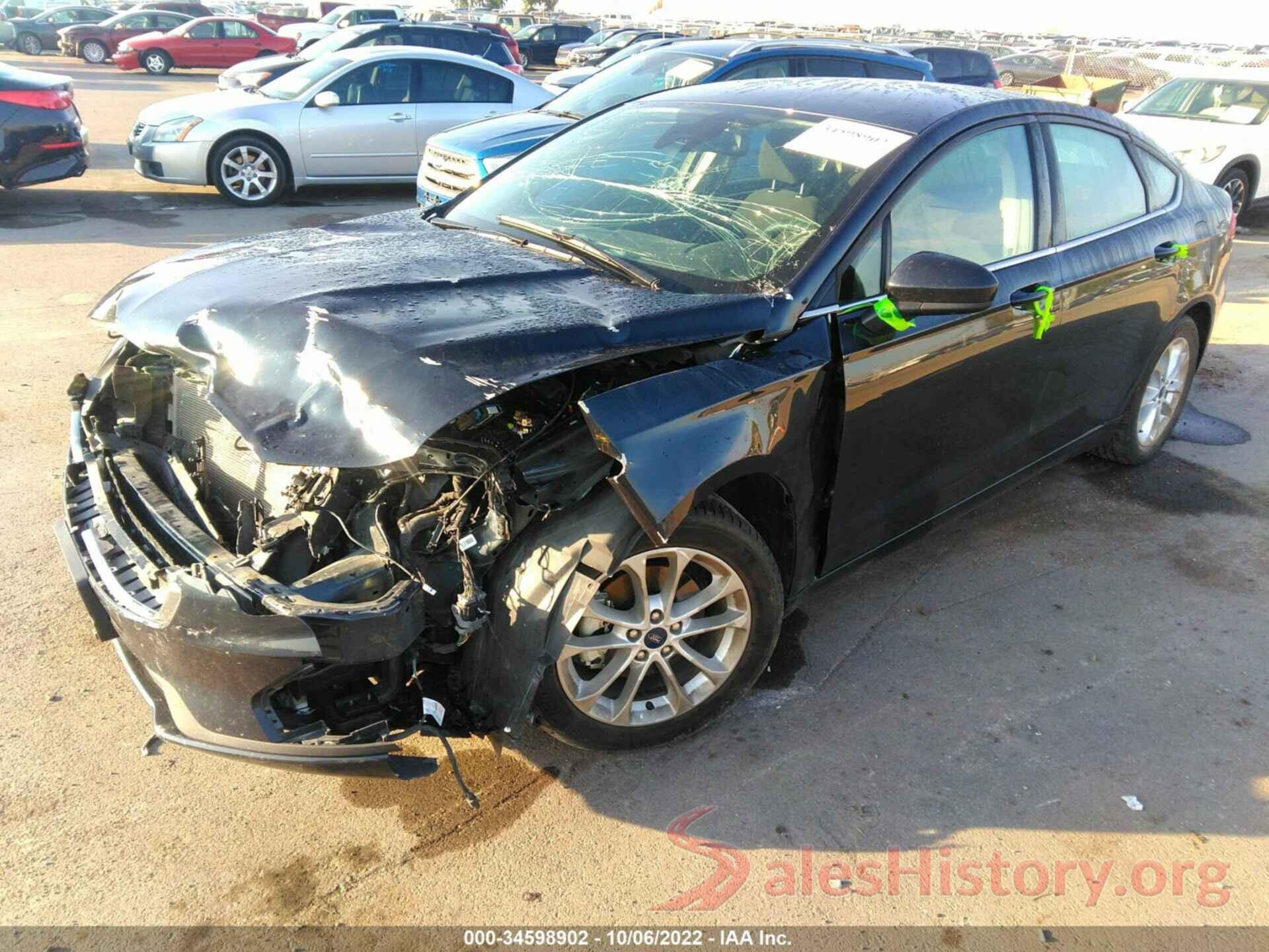 3FA6P0HD9LR258833 2020 FORD FUSION