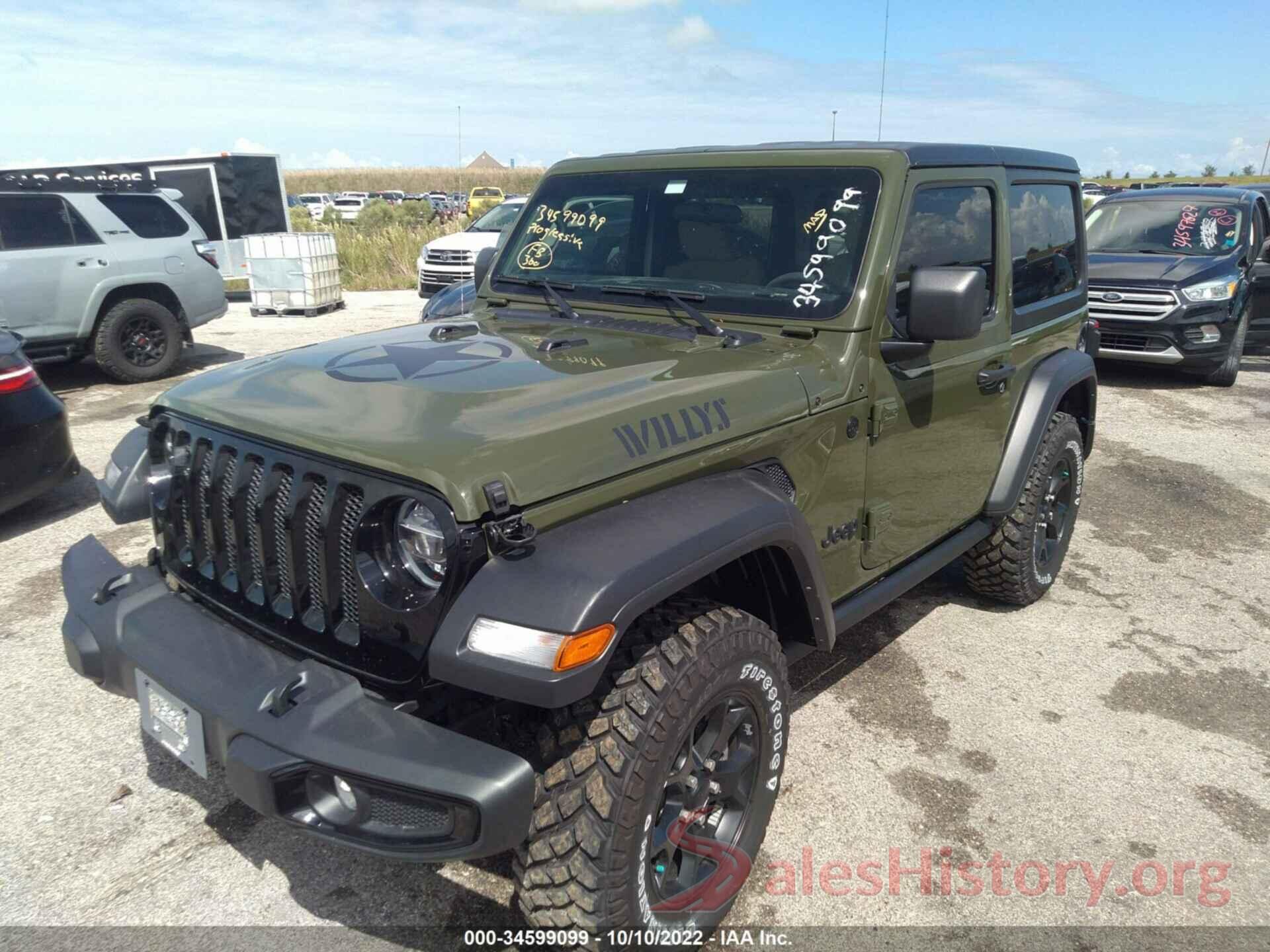 1C4GJXAN9MW804735 2021 JEEP WRANGLER