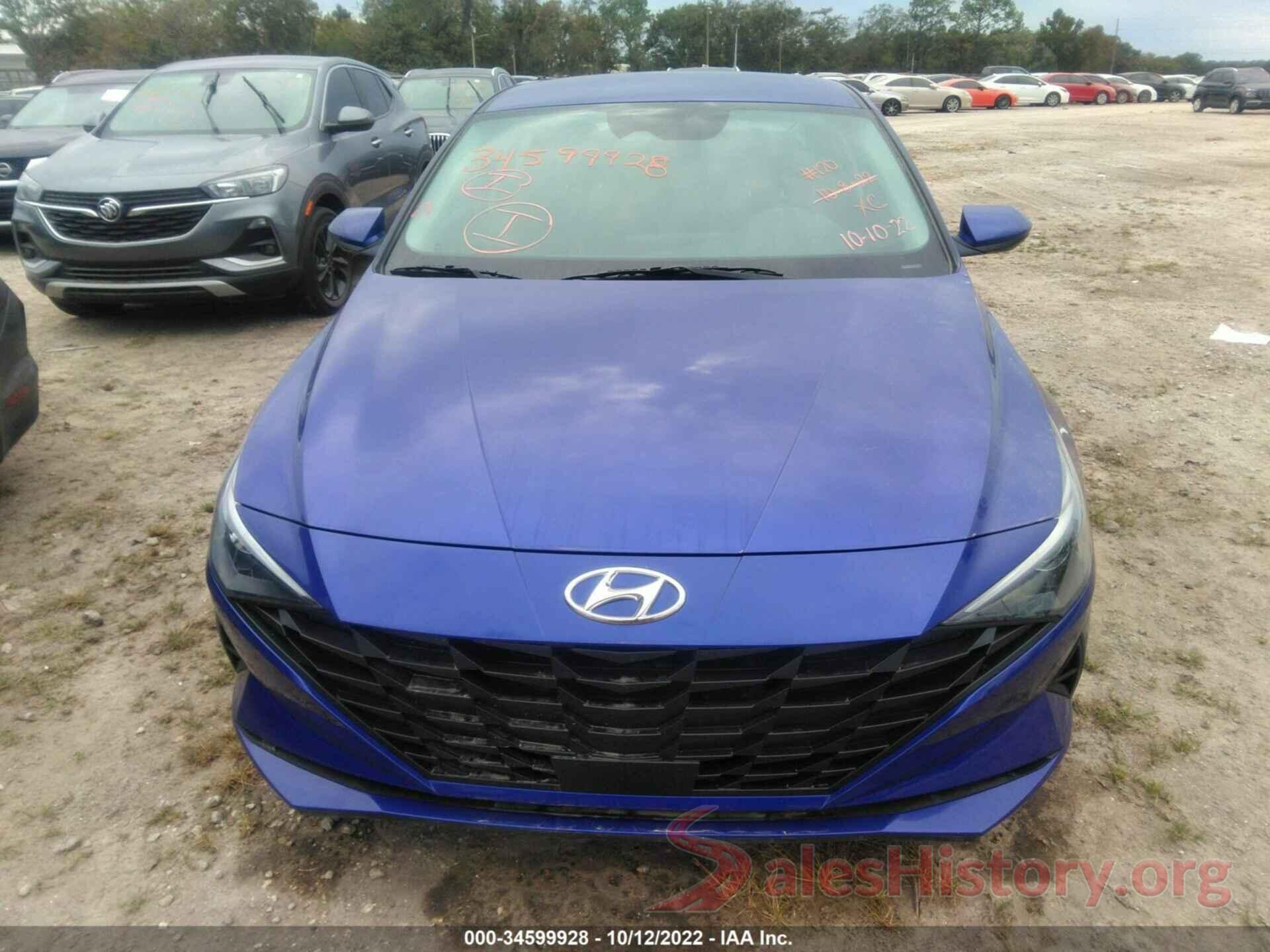 KMHLS4AG8PU411087 2022 HYUNDAI ELANTRA