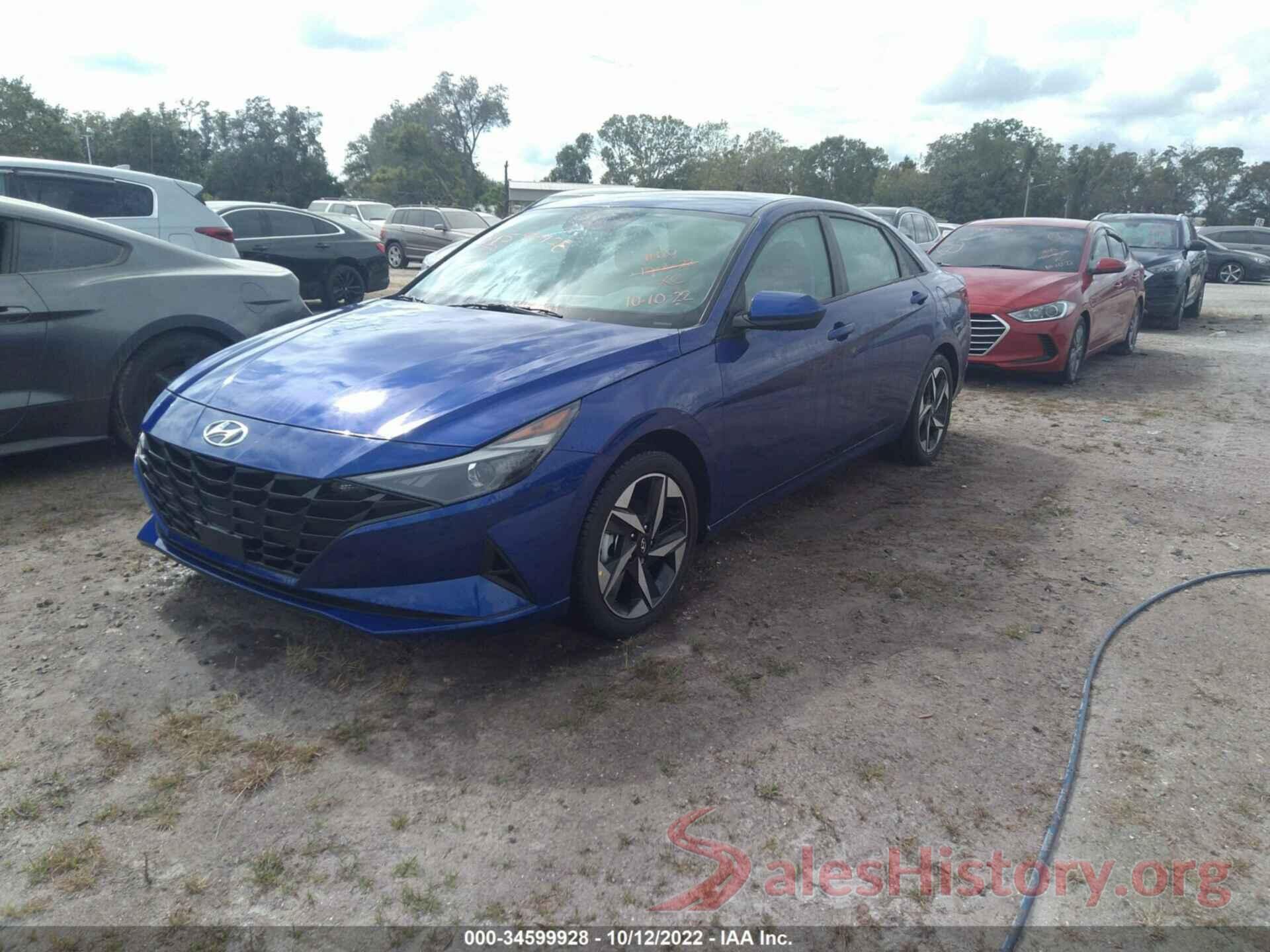 KMHLS4AG8PU411087 2022 HYUNDAI ELANTRA