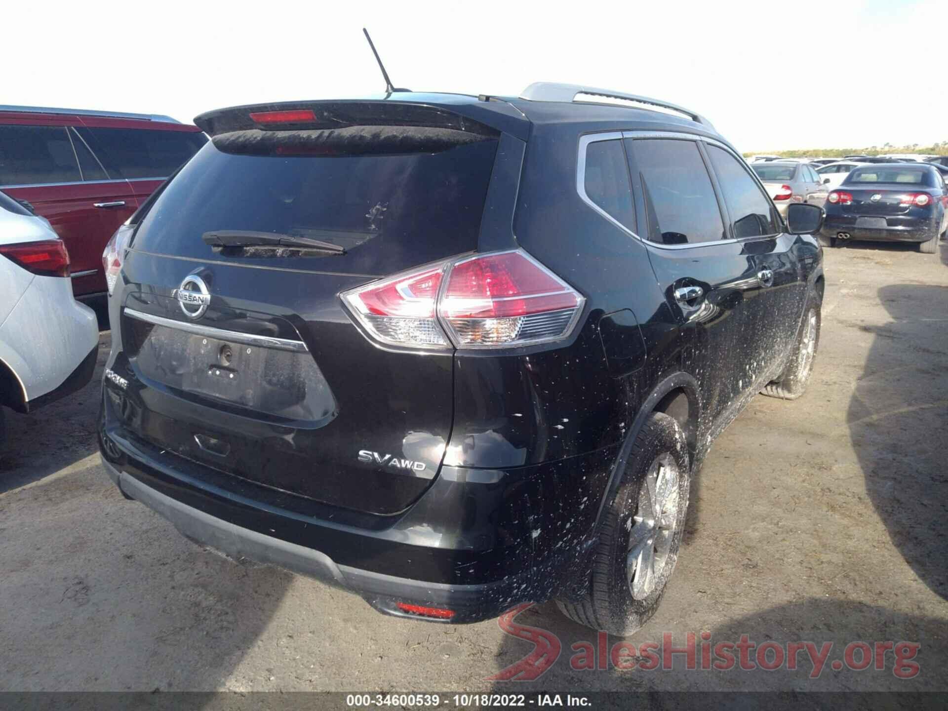 5N1AT2MVXGC857072 2016 NISSAN ROGUE