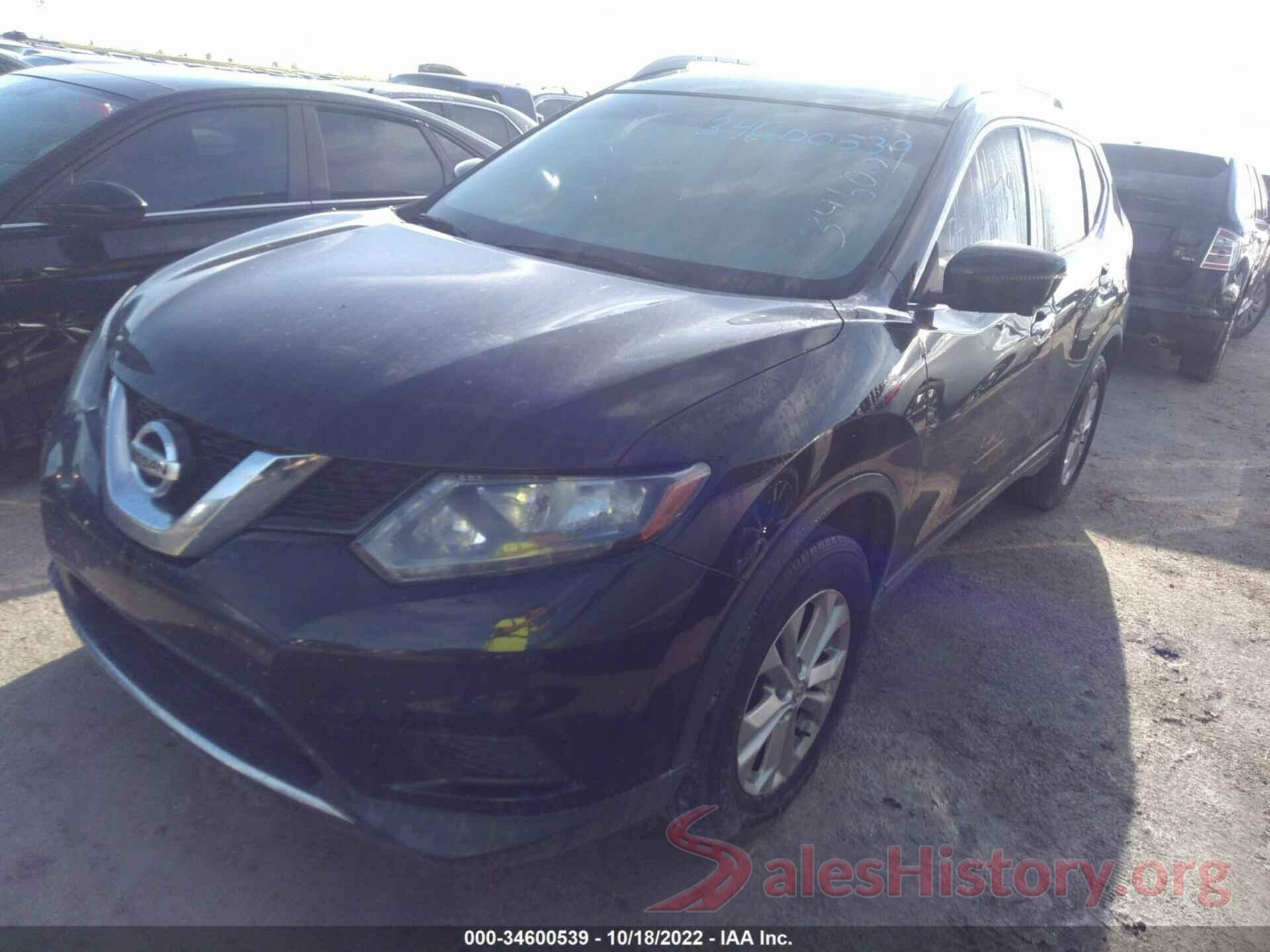 5N1AT2MVXGC857072 2016 NISSAN ROGUE