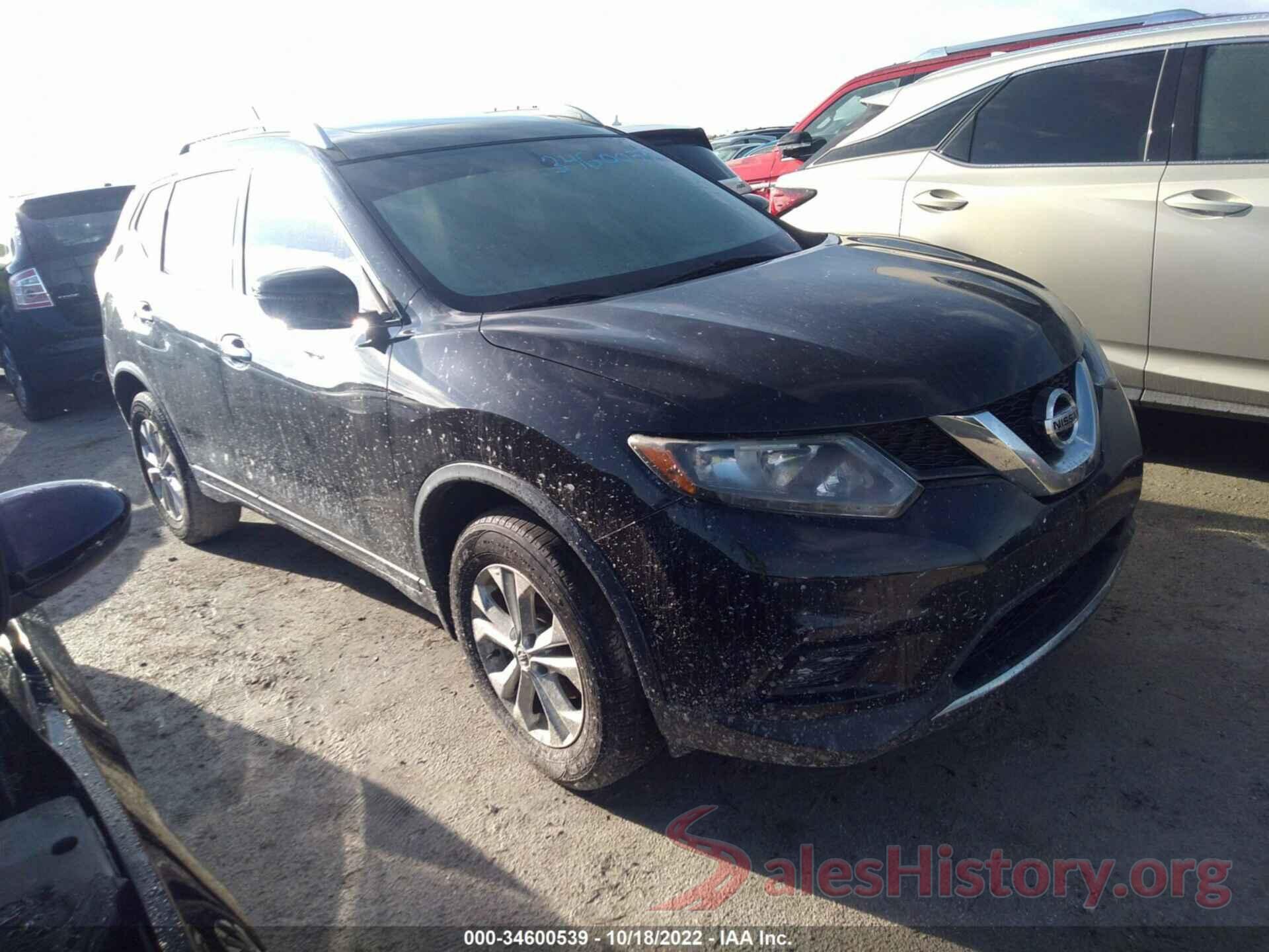 5N1AT2MVXGC857072 2016 NISSAN ROGUE