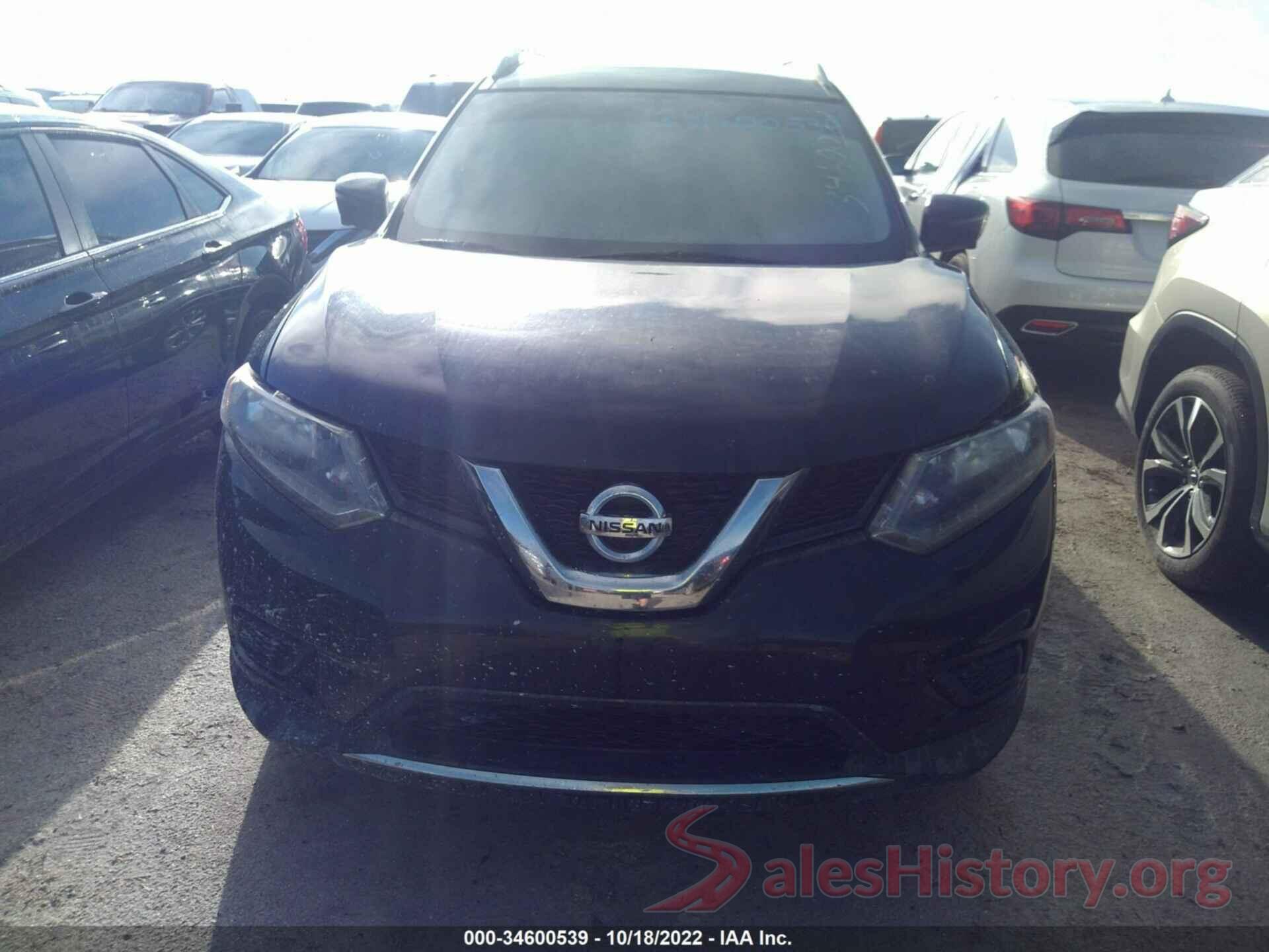 5N1AT2MVXGC857072 2016 NISSAN ROGUE