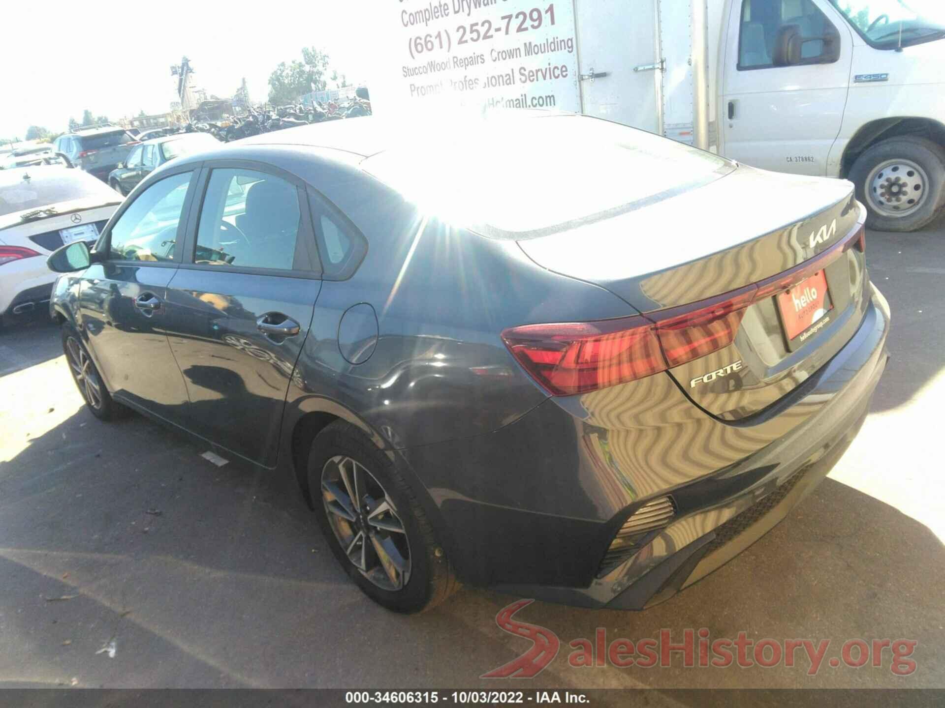 3KPF24AD0NE452445 2022 KIA FORTE