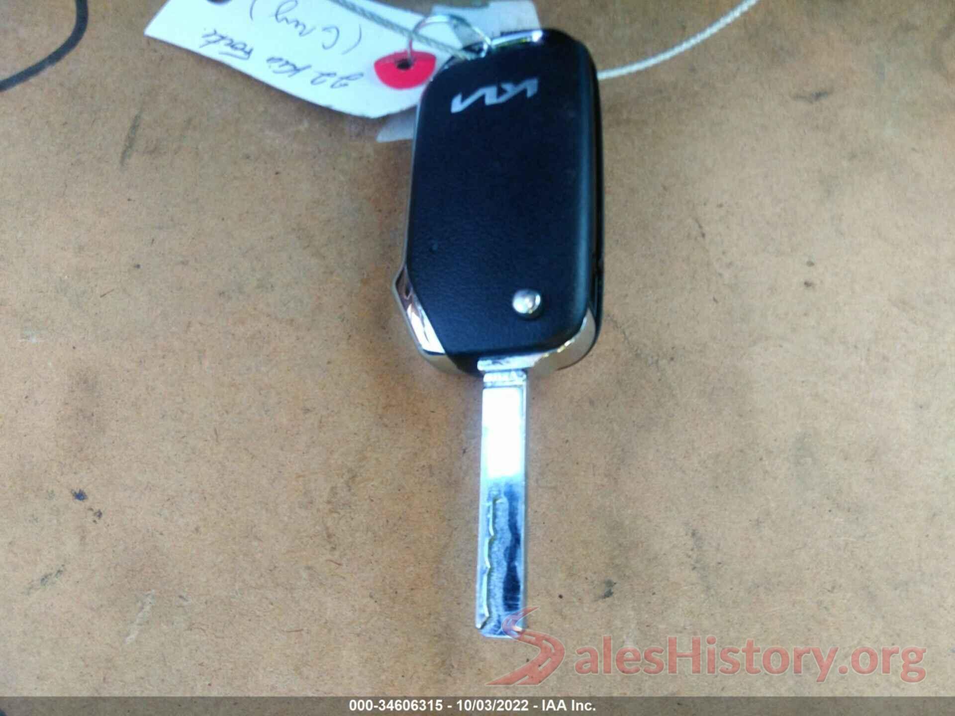 3KPF24AD0NE452445 2022 KIA FORTE