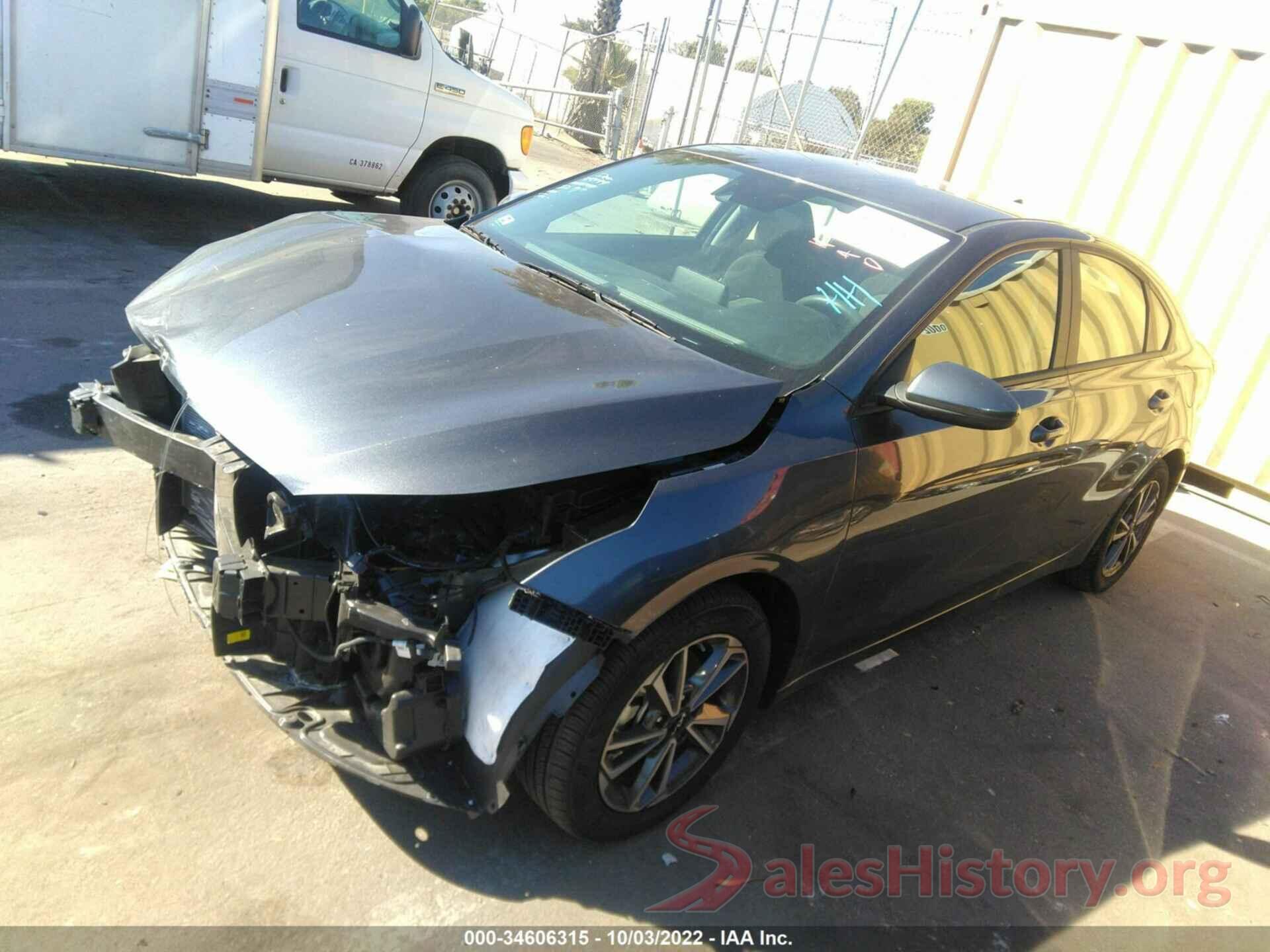 3KPF24AD0NE452445 2022 KIA FORTE