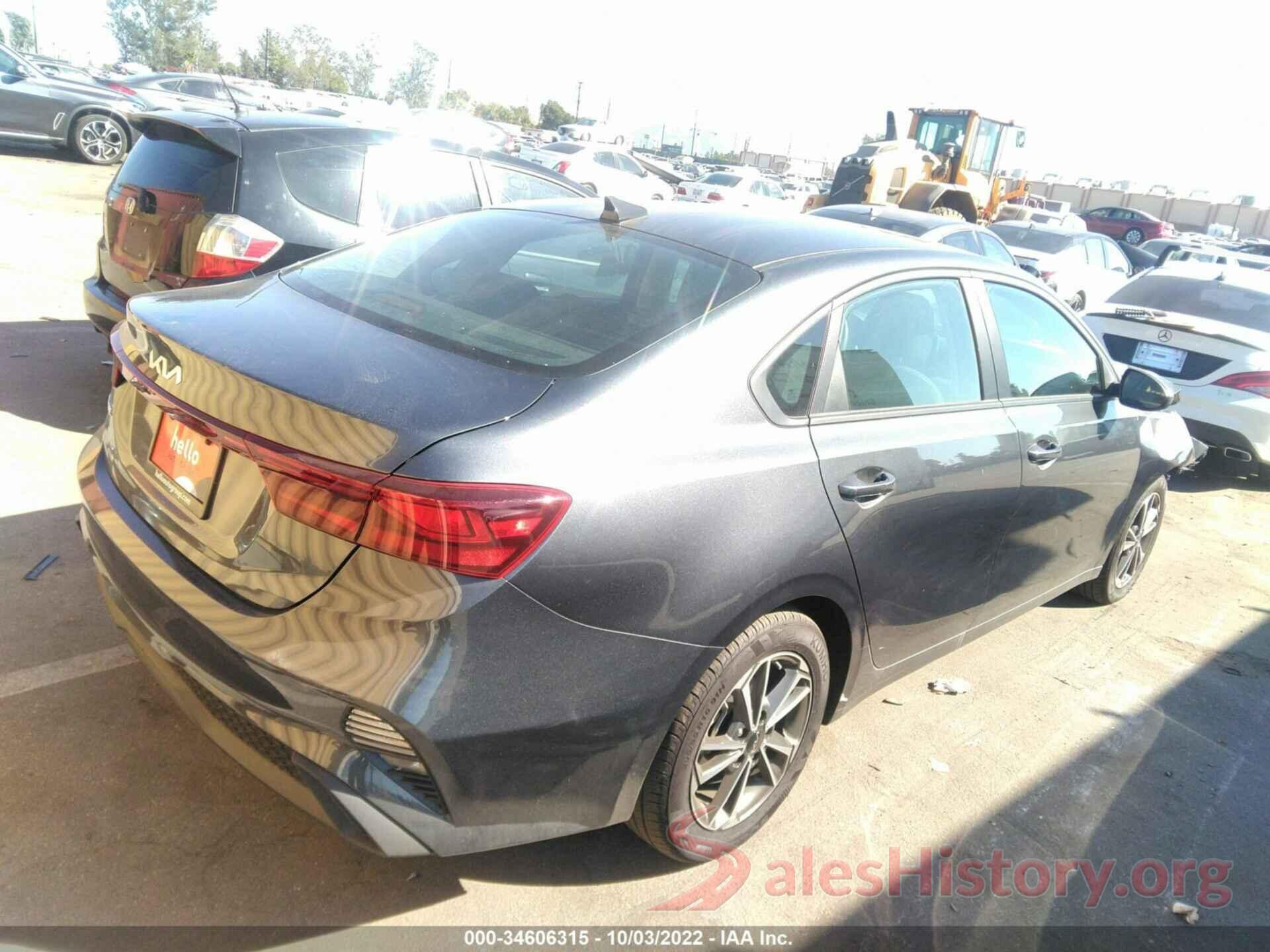 3KPF24AD0NE452445 2022 KIA FORTE