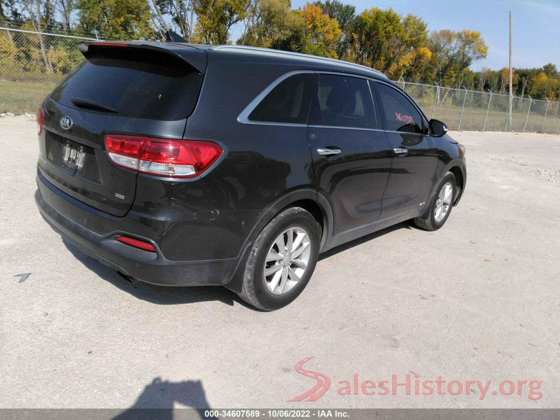 5XYPGDA36HG331777 2017 KIA SORENTO