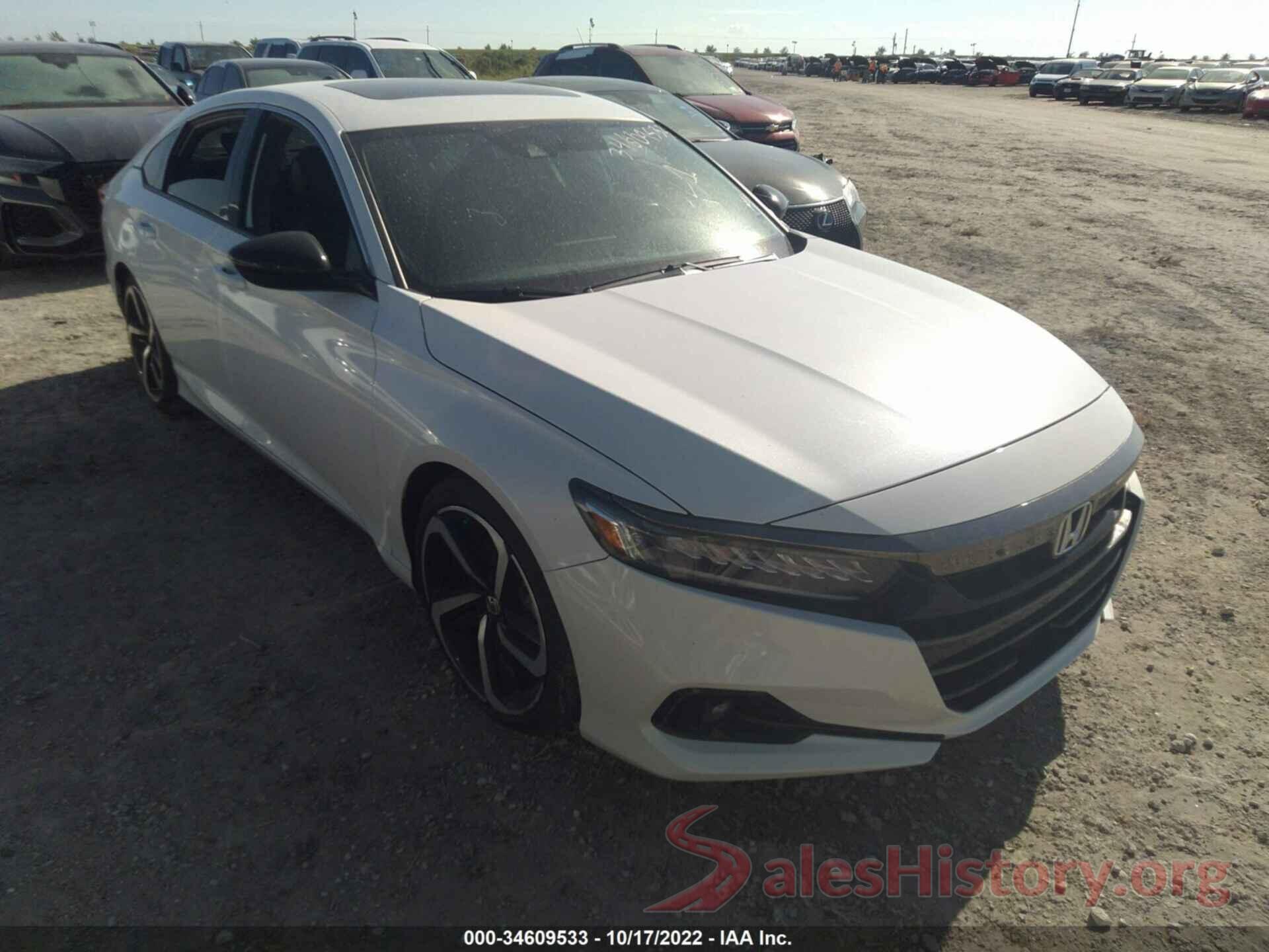 1HGCV2F31MA015085 2021 HONDA ACCORD SEDAN