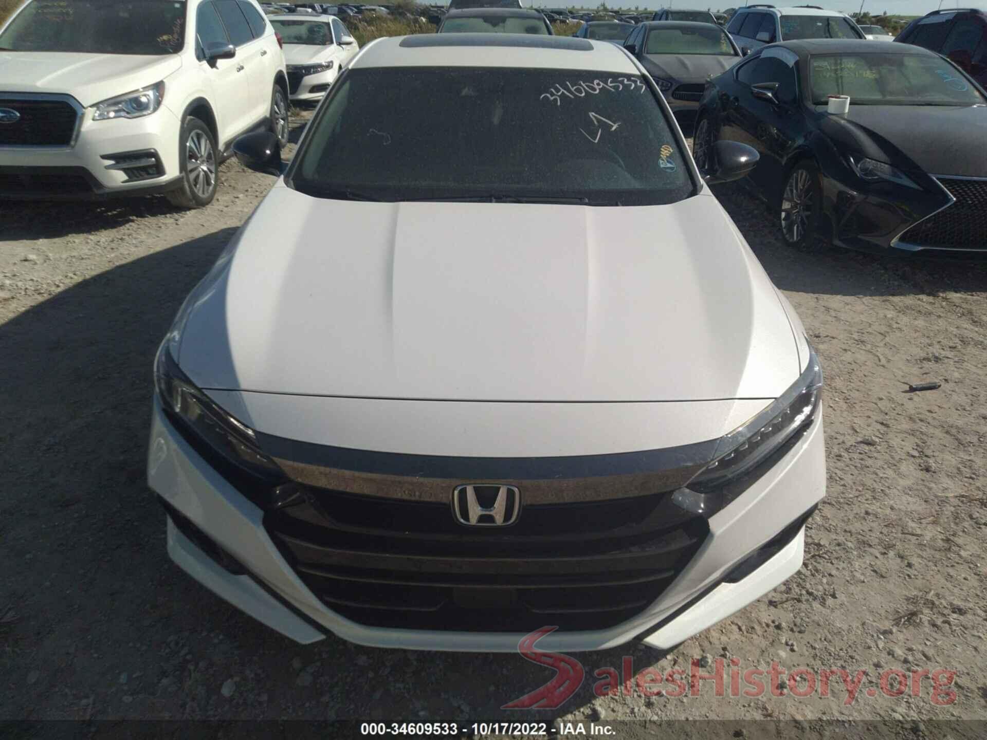 1HGCV2F31MA015085 2021 HONDA ACCORD SEDAN