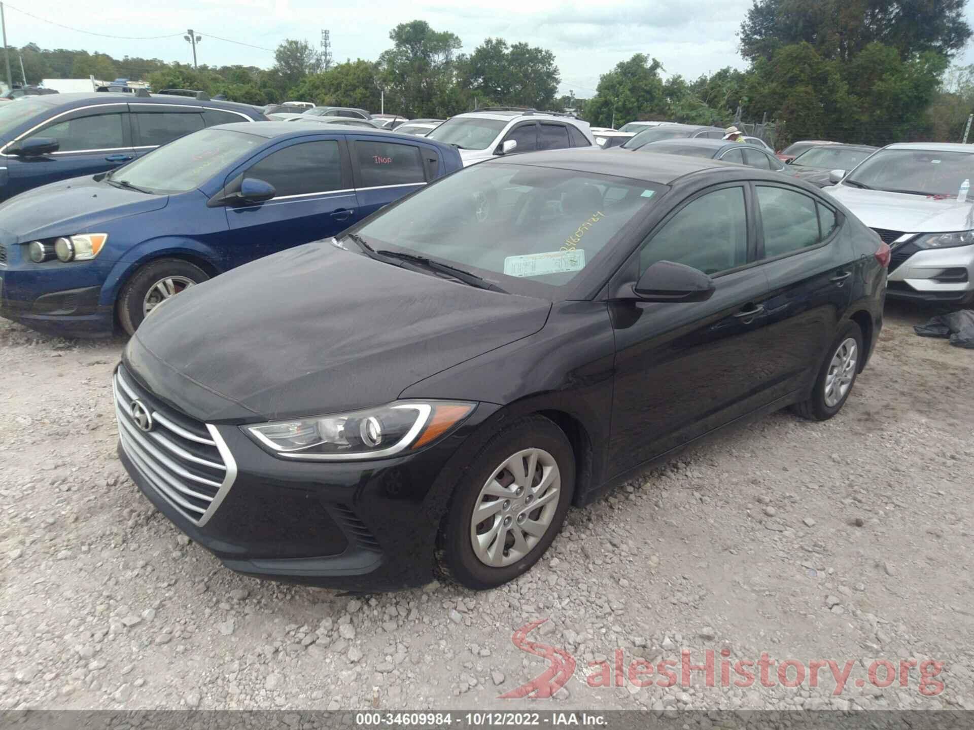 5NPD74LF9HH144021 2017 HYUNDAI ELANTRA