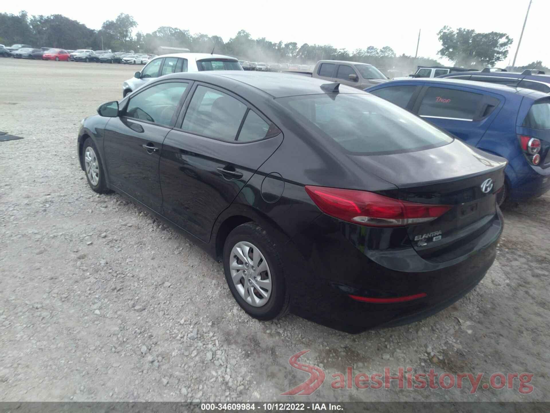 5NPD74LF9HH144021 2017 HYUNDAI ELANTRA