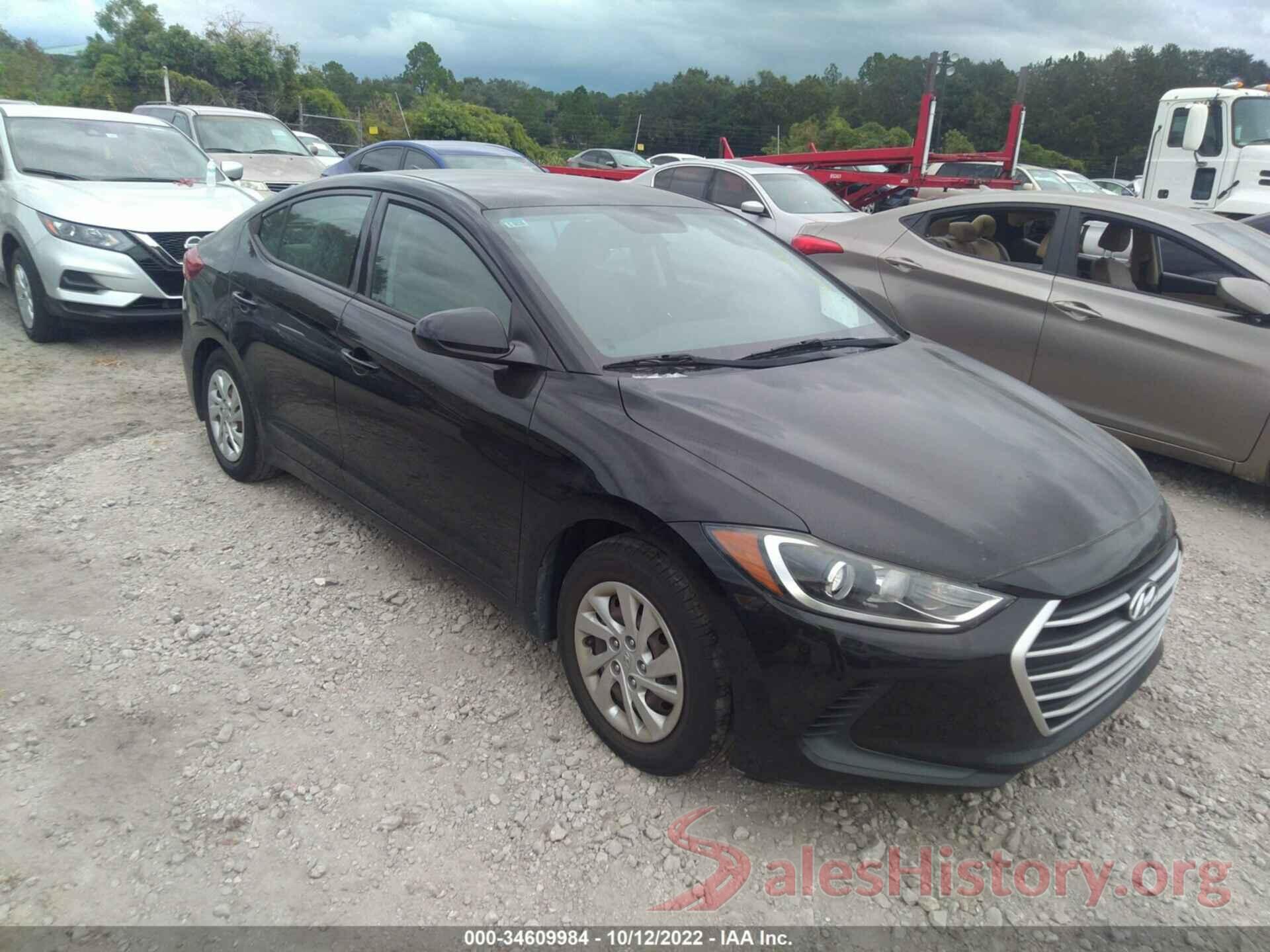 5NPD74LF9HH144021 2017 HYUNDAI ELANTRA