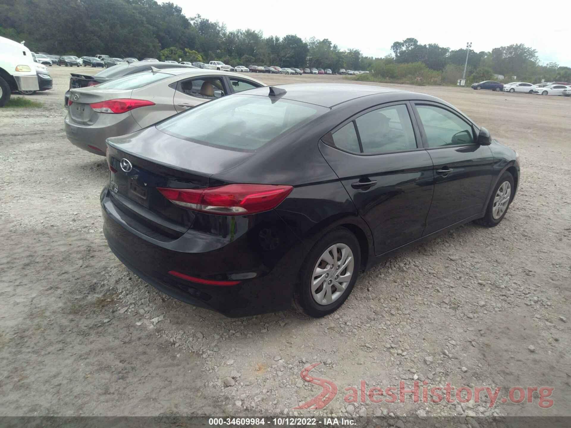 5NPD74LF9HH144021 2017 HYUNDAI ELANTRA