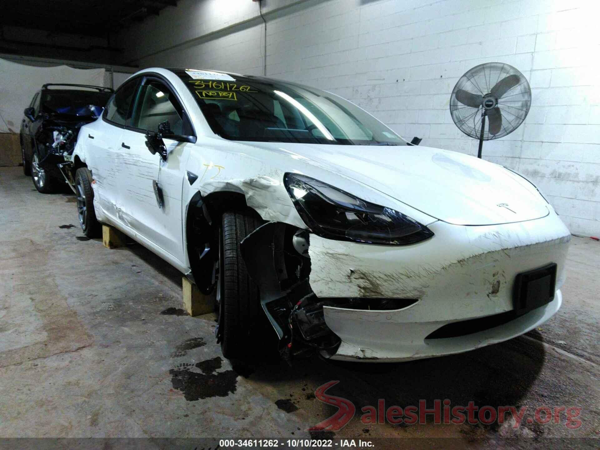 5YJ3E1EB9NF328539 2022 TESLA MODEL 3